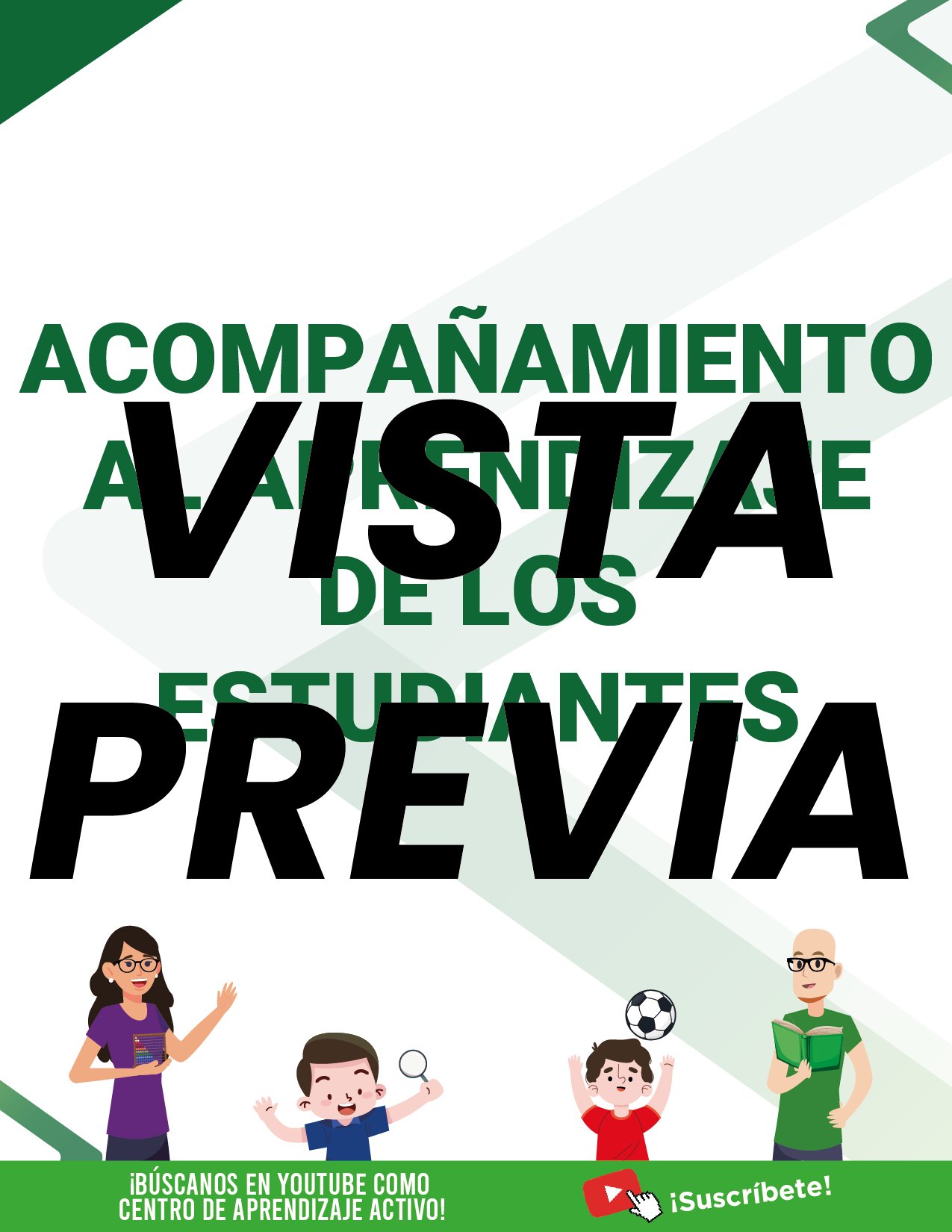 Agenda Formal Verde SUPERVISOR Preescolar