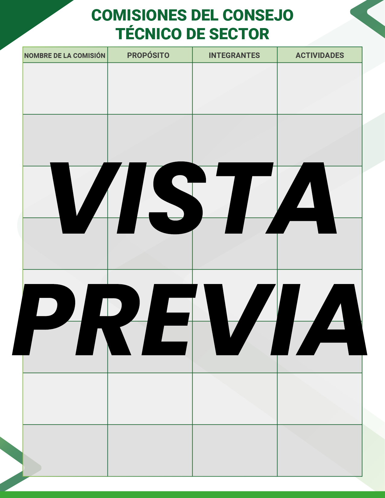 Agenda Formal Verde SUPERVISOR Preescolar