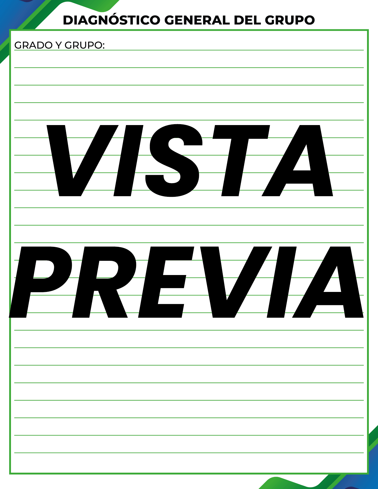 Infografía Formal Verde-azul DIRECTOR Primaria