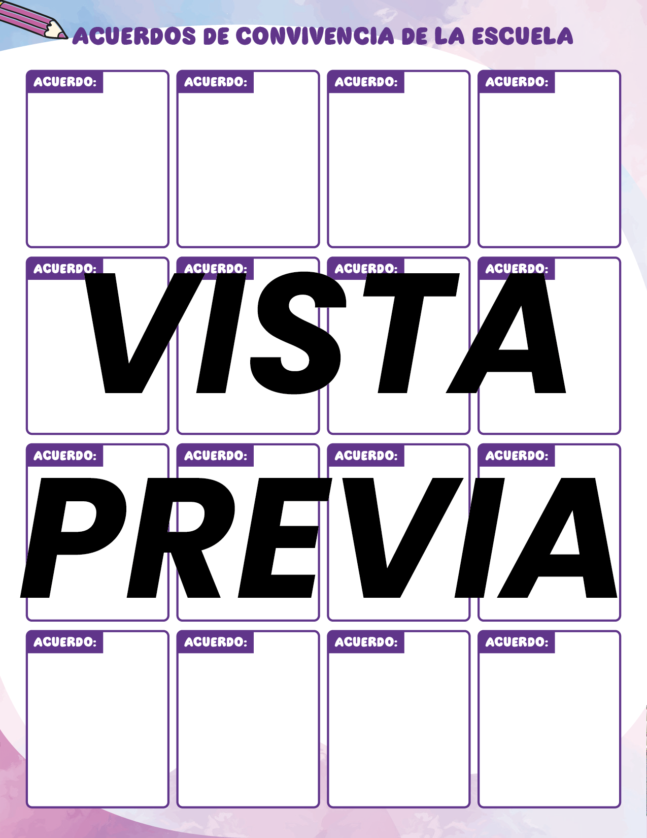 Agenda Colorida DIRECTOR Preescolar