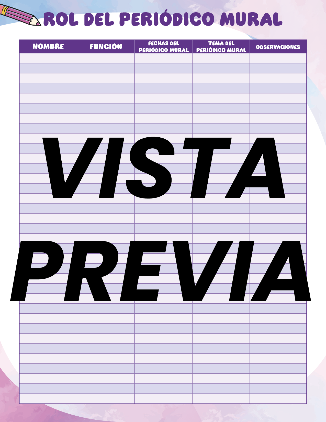 Agenda Colorida DIRECTOR Preescolar
