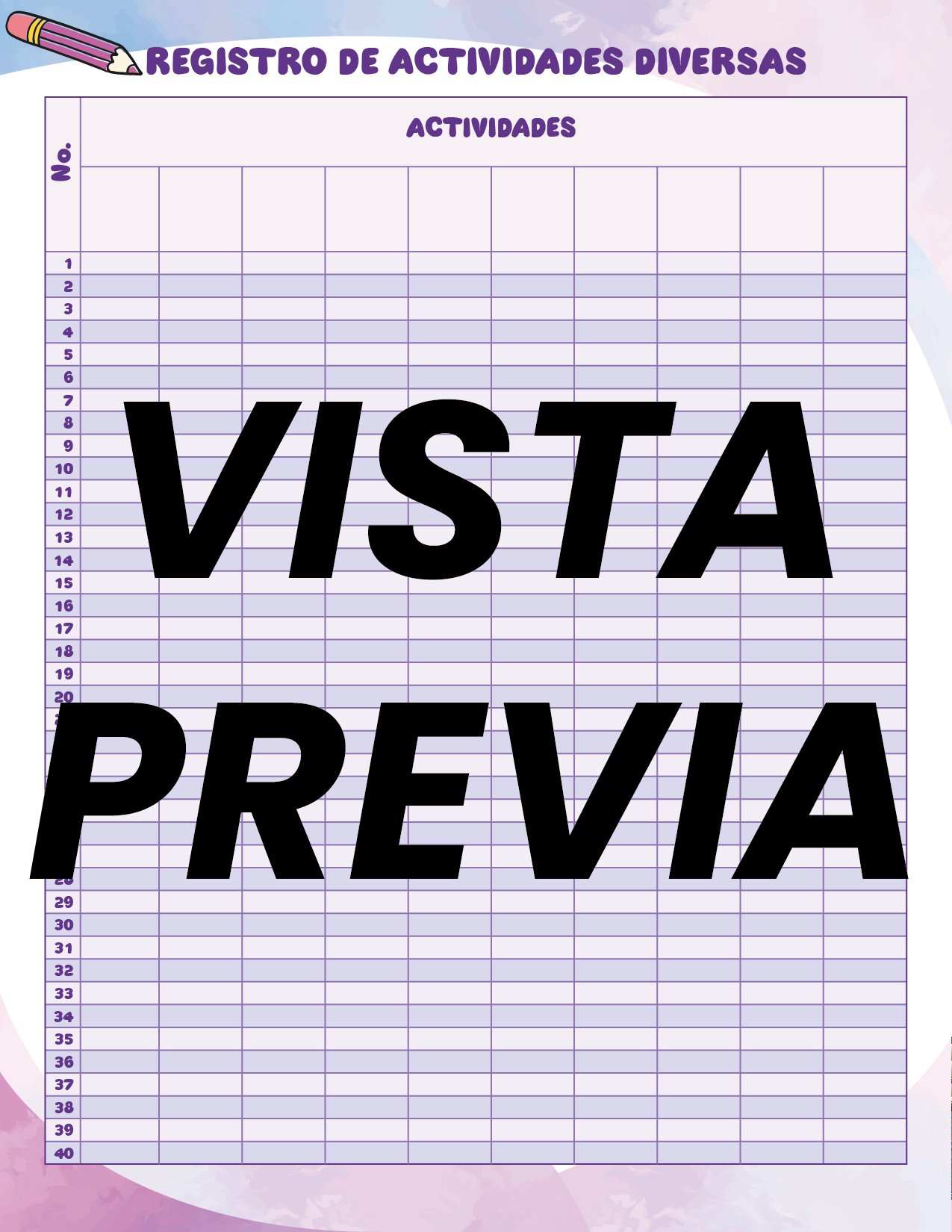 Agenda Colorida DIRECTOR Preescolar