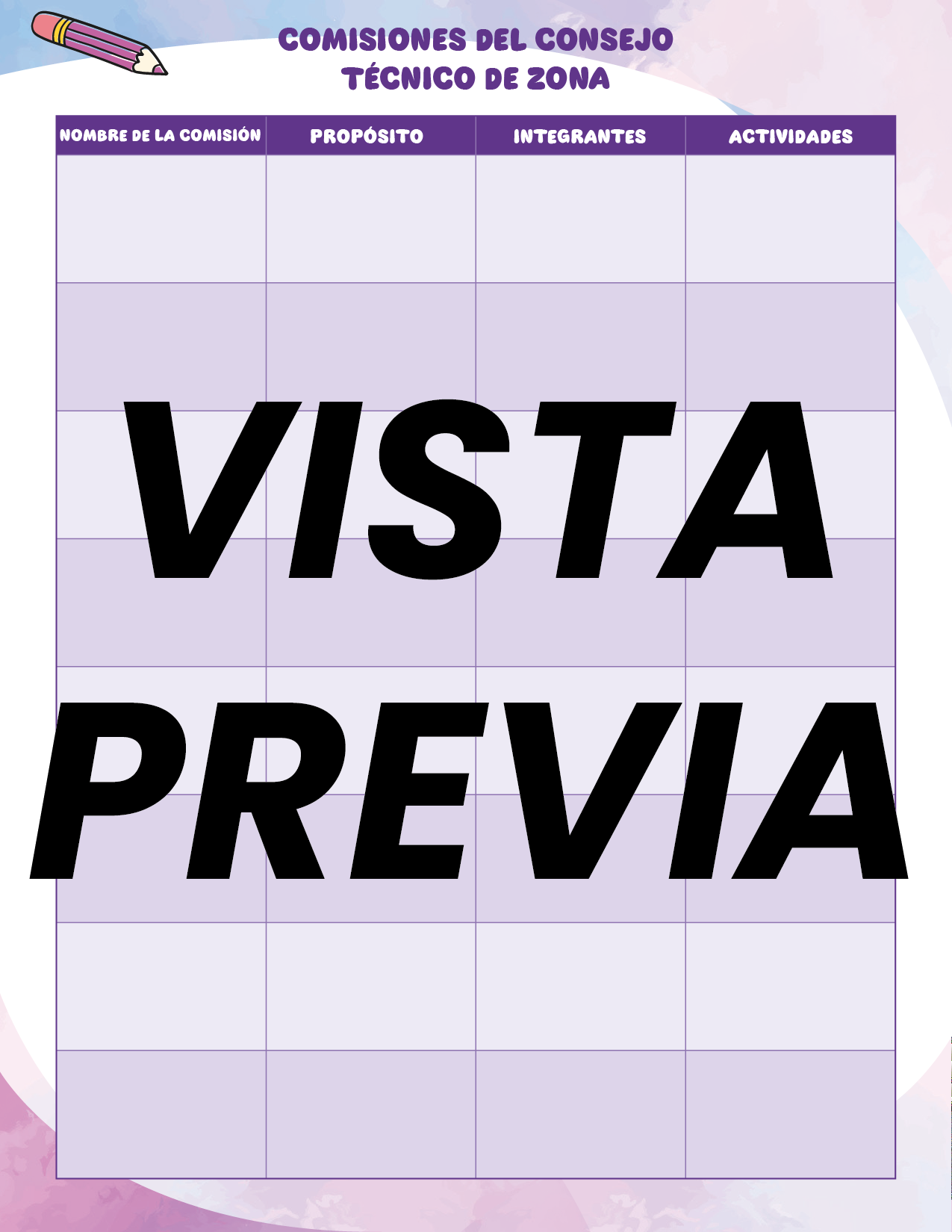 Agenda Colorida DIRECTOR Preescolar