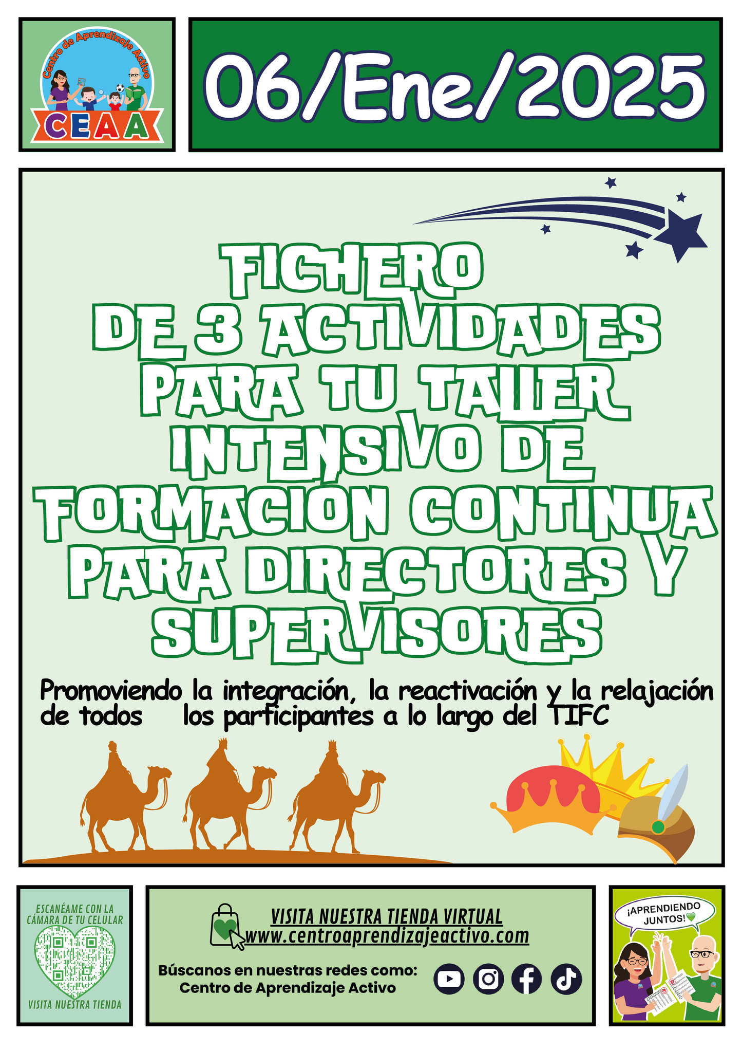 Fichero 3 Actividades para la Sesión Taller Intensivo Directores Enero 2025
