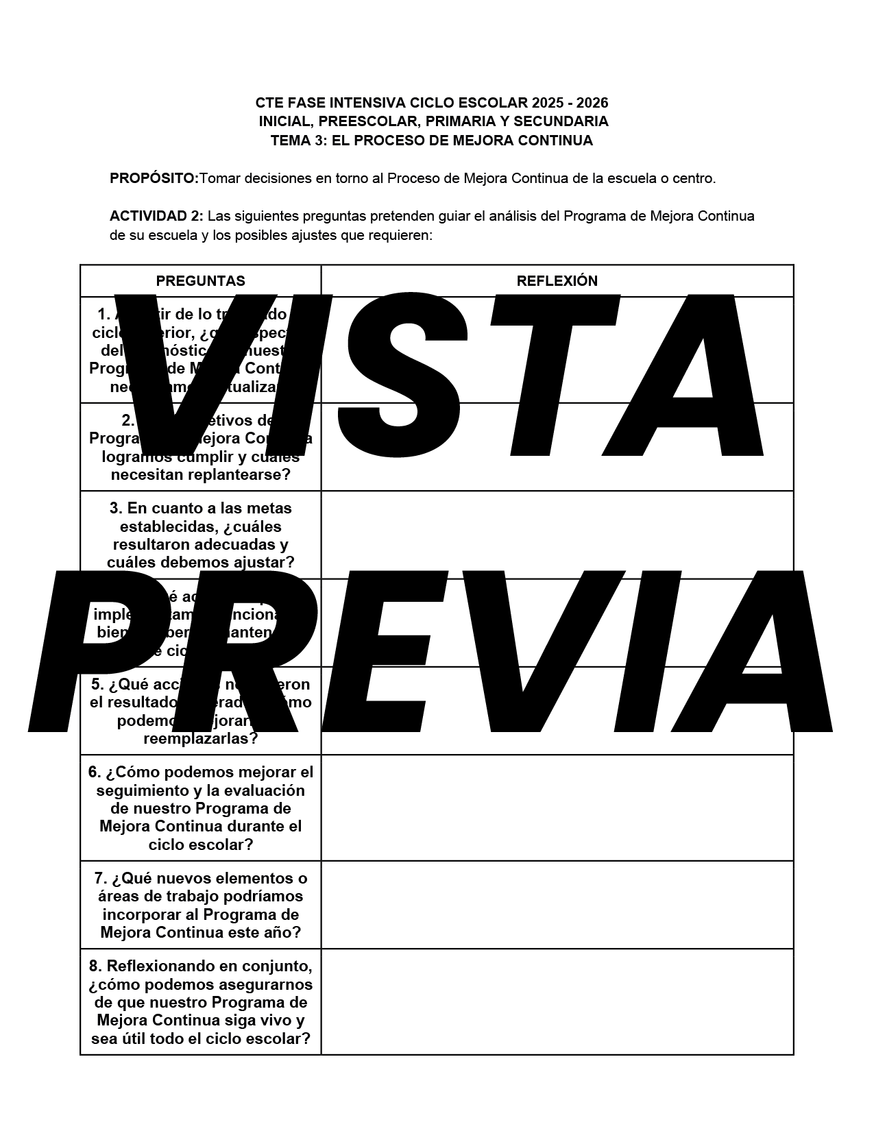 FORMATOS DE PRODUCTOS TEMAS 3 Y 4 FASE INTENSIVA 2025-2026 EDITABLE EN WORD