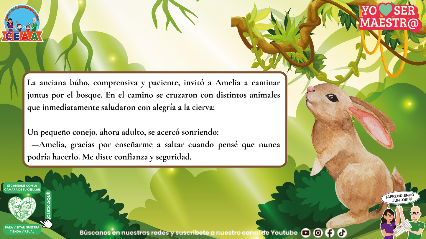 Historias para Maestros - El Bosque de la Huella Imborrable (Editable en PowerPoint)