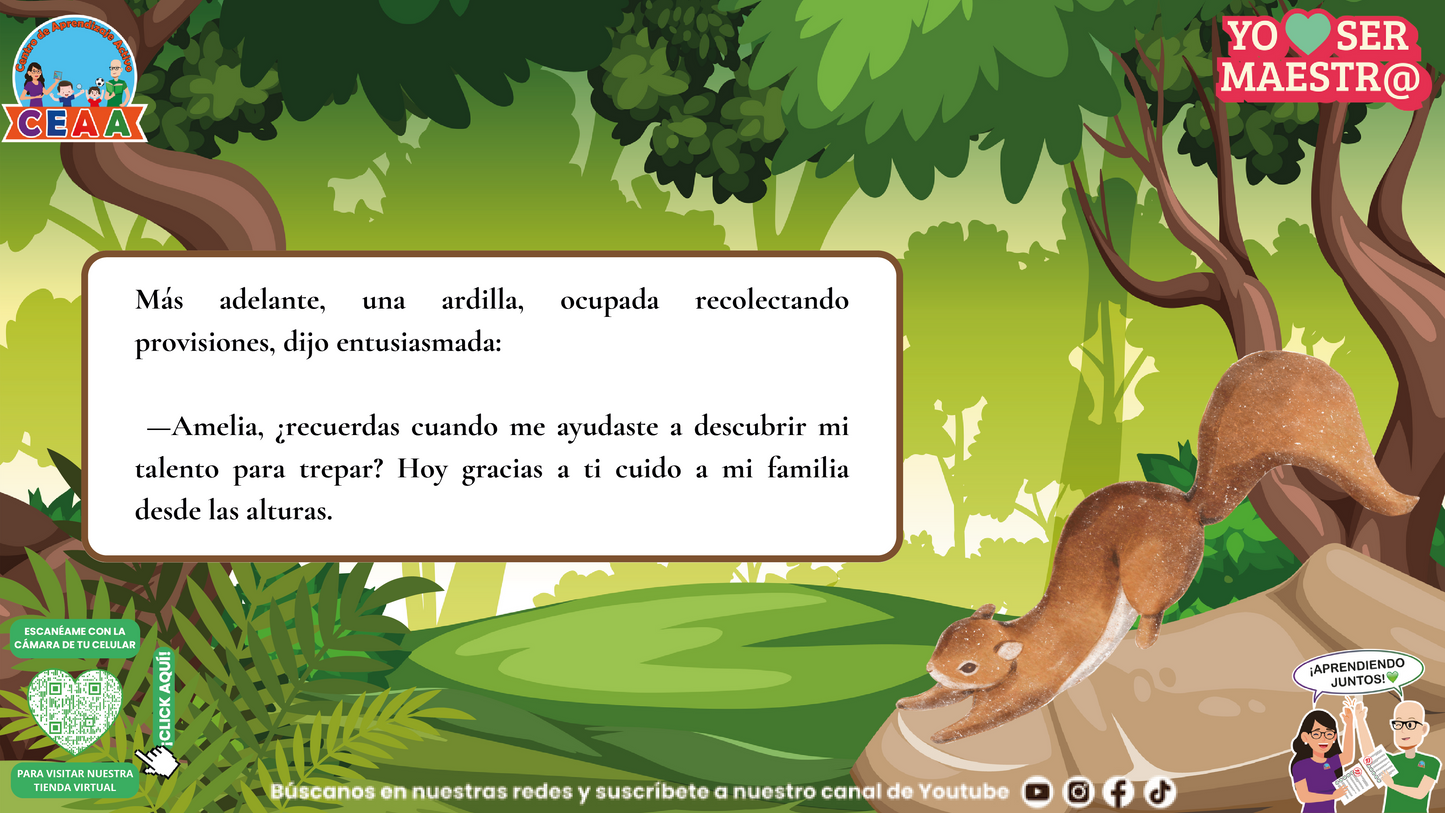 Historias para Maestros - El Bosque de la Huella Imborrable (Editable en PowerPoint)