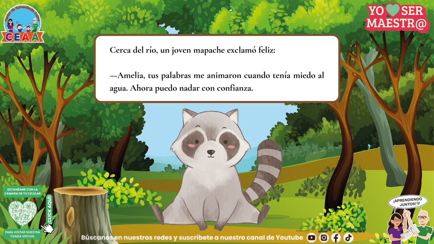 Historias para Maestros - El Bosque de la Huella Imborrable (Editable en PowerPoint)