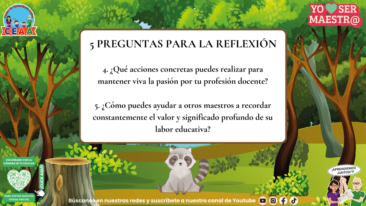Historias para Maestros - El Bosque de la Huella Imborrable (Editable en PowerPoint)