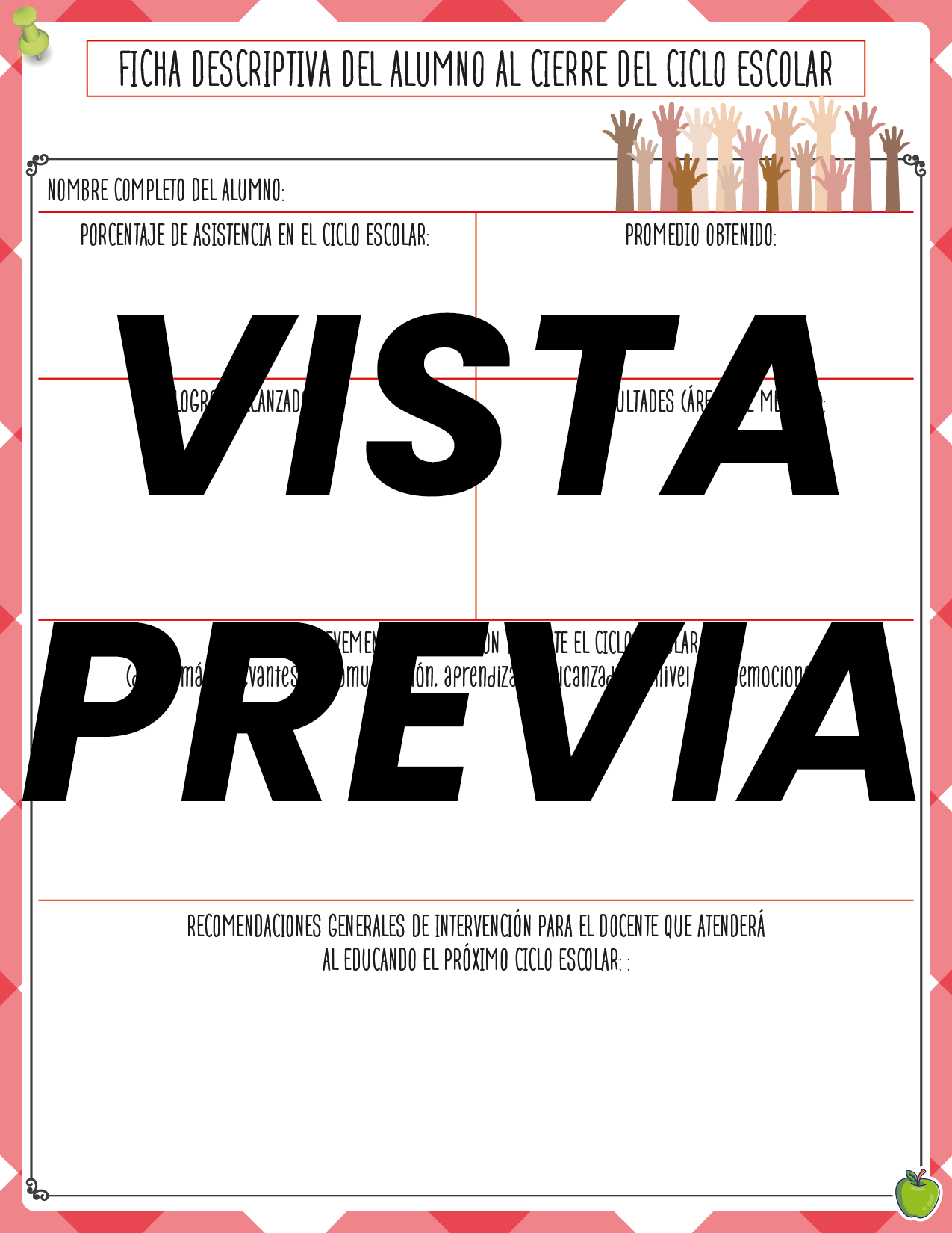 Agenda Manzana MAESTRO Primaria