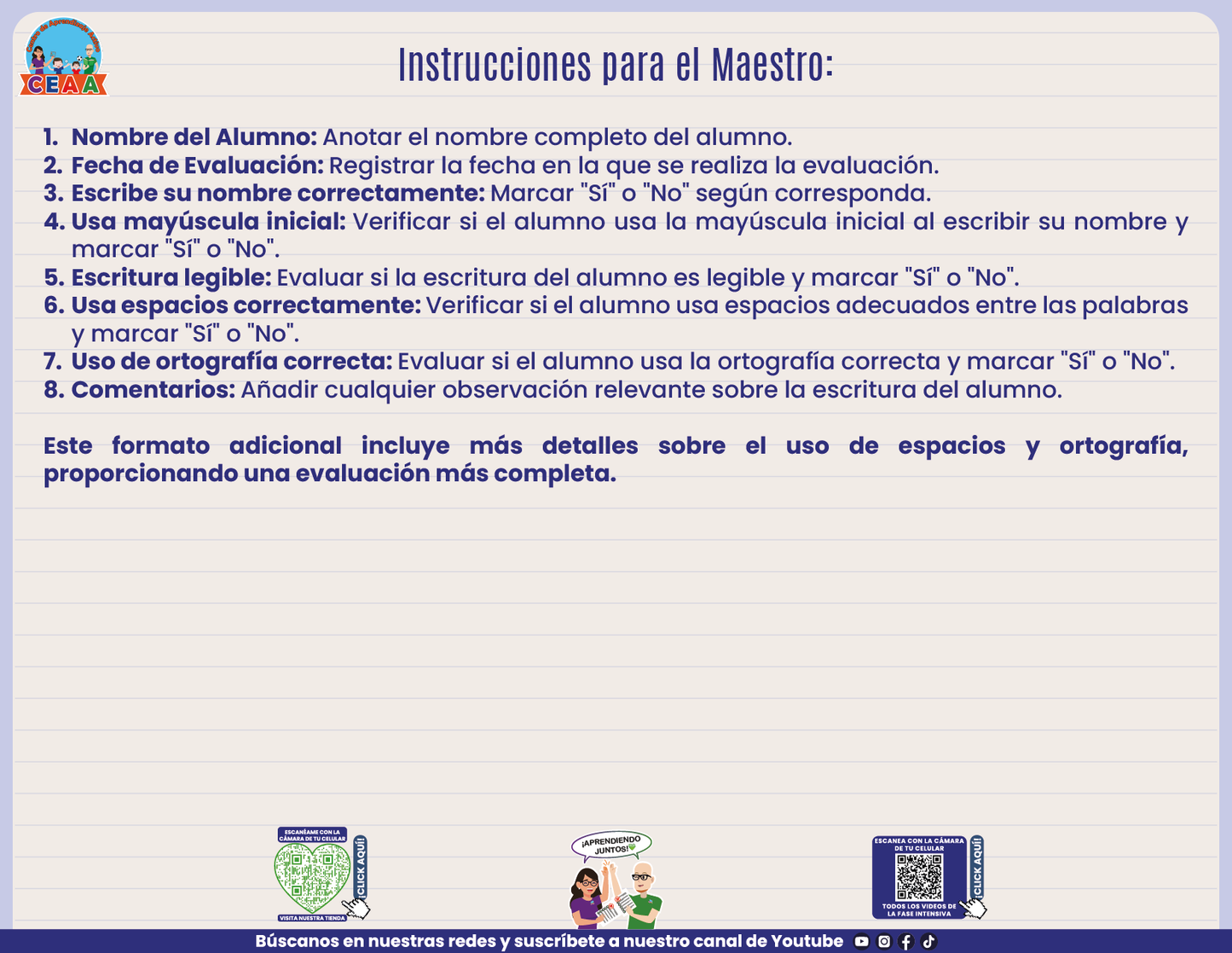 FASE 3 LENGUAJES Escritura de Nombres en la Lengua Materna