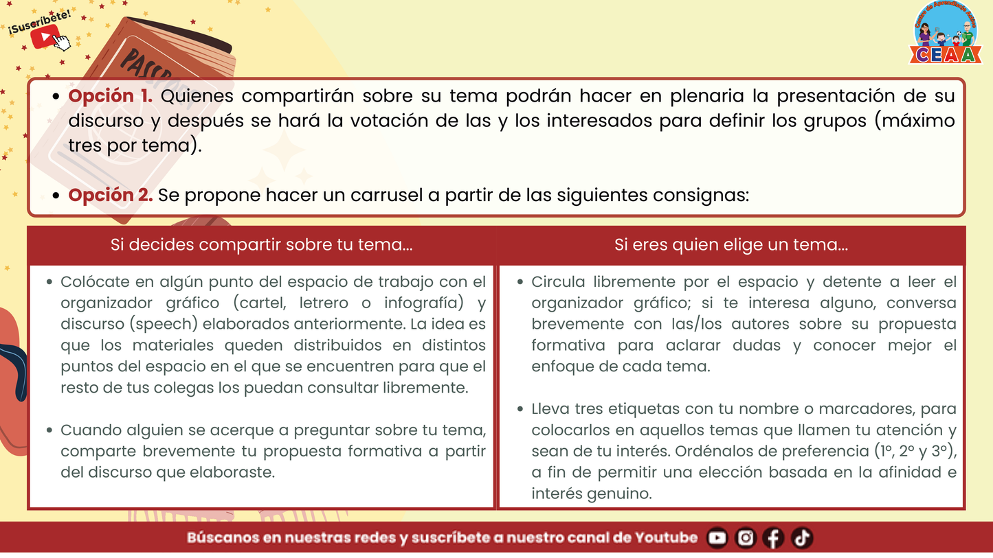 Presentación Taller Intensivo Sesión 2 - Bitácora para la Reflexión en PDF