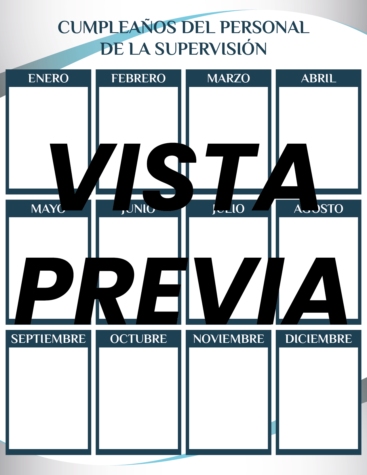 Agenda Formal Azul SUPERVISOR Secundaria