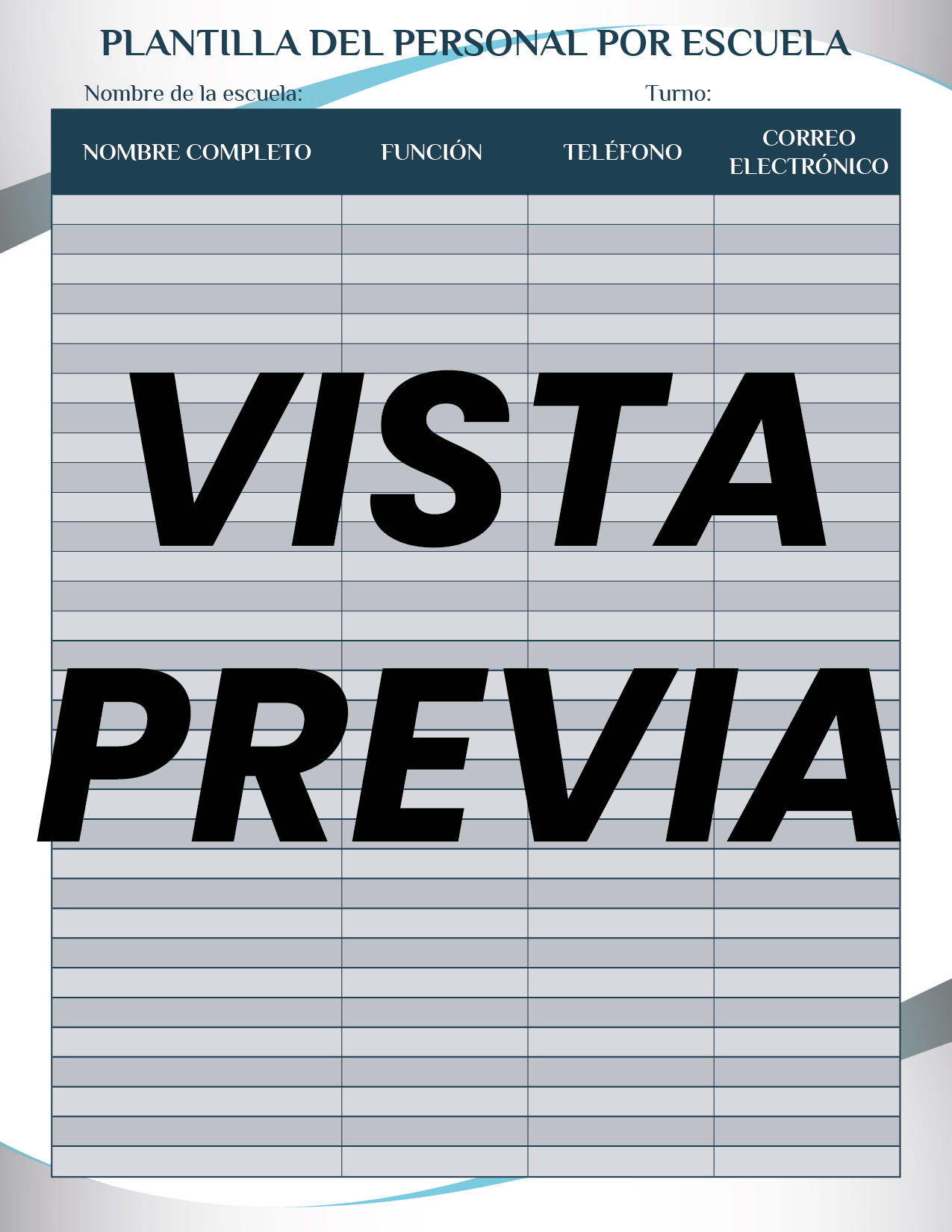 Agenda Formal Azul SUPERVISOR Secundaria