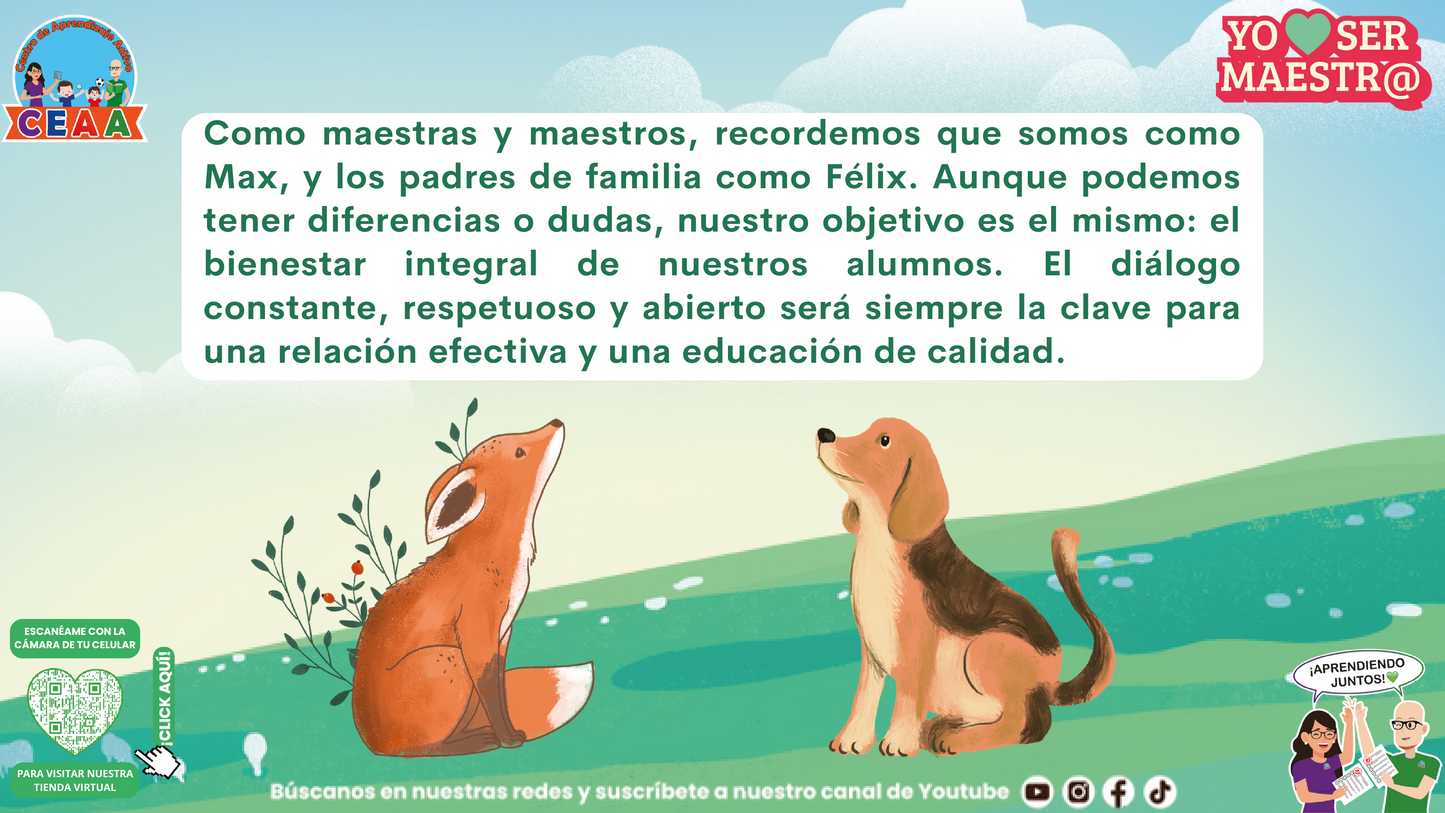 Historias para Maestros - El sabueso, el zorro y la tormenta (Editable en PowerPoint)