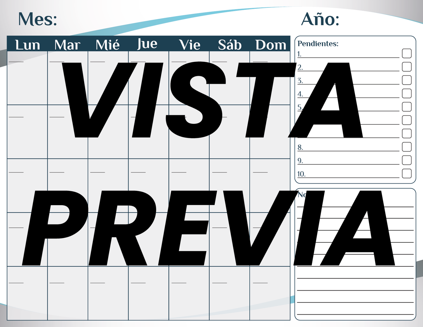 Agenda Formal Azul SUPERVISOR Secundaria