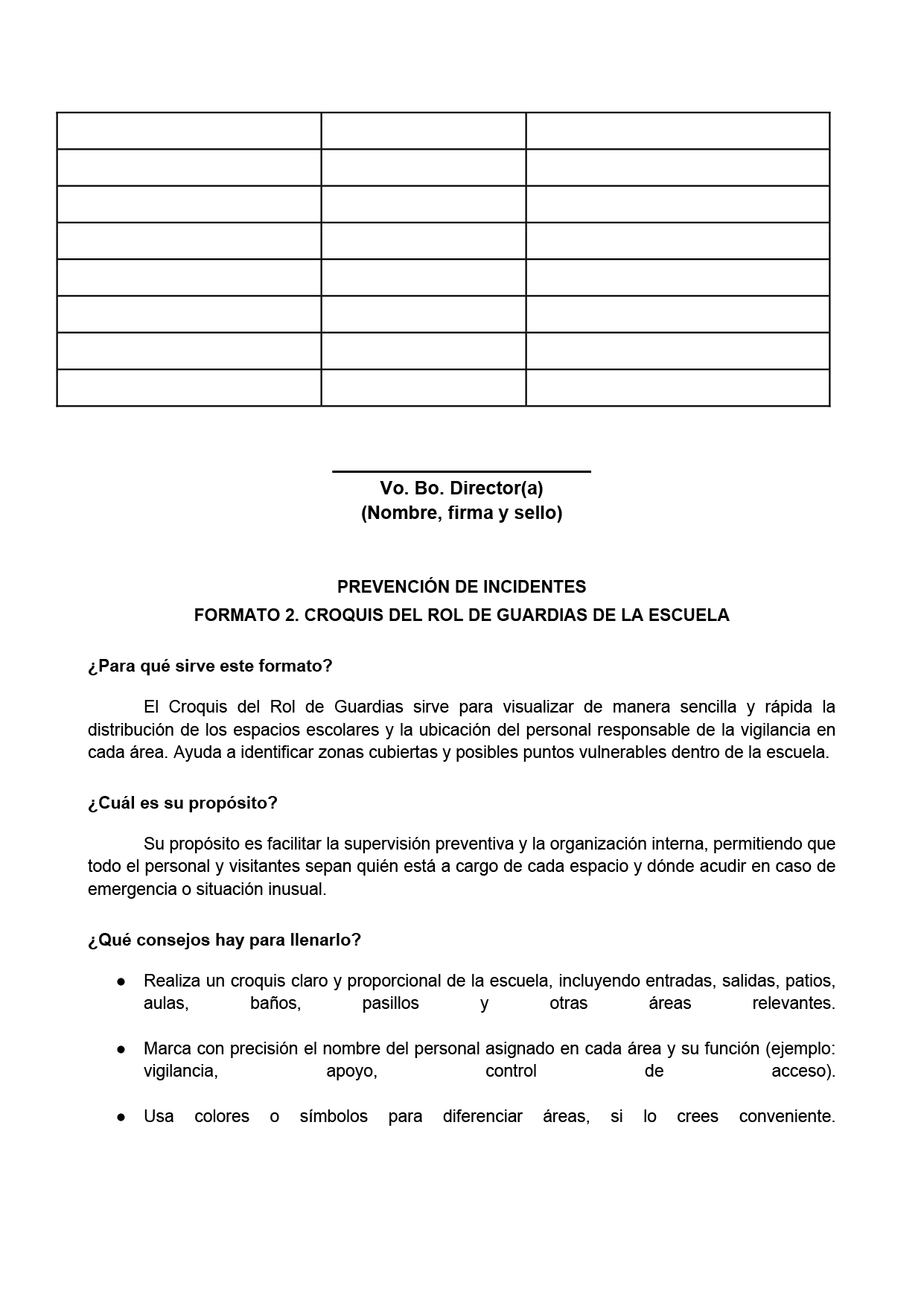 BITÁCORA PARA LA PREVENCIÓN, REGISTRO Y ATENCIÓN DE INCIDENCIAS Y ACOSO ESCOLAR (Editable en Word, se incluye en el paquete del tema 3 y 4)