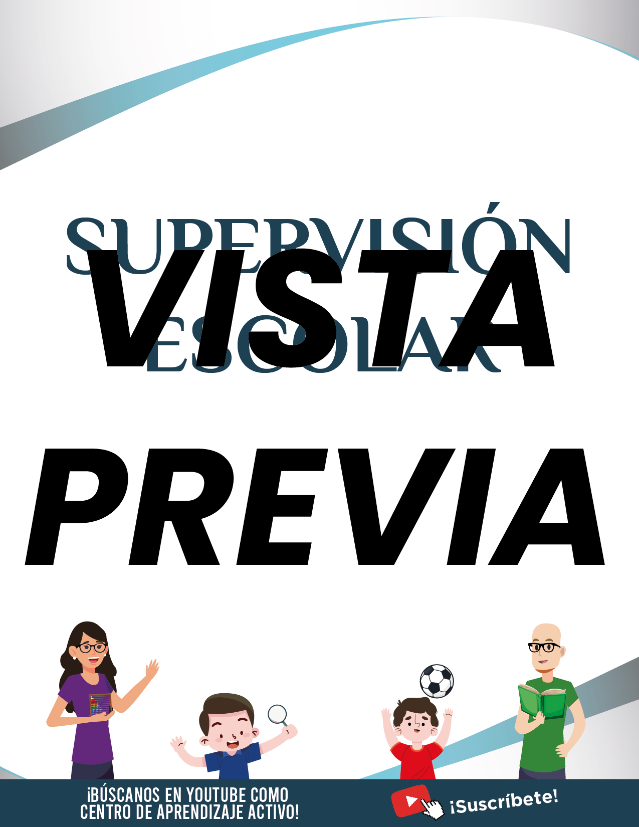 Agenda Formal Azul SUPERVISOR Secundaria