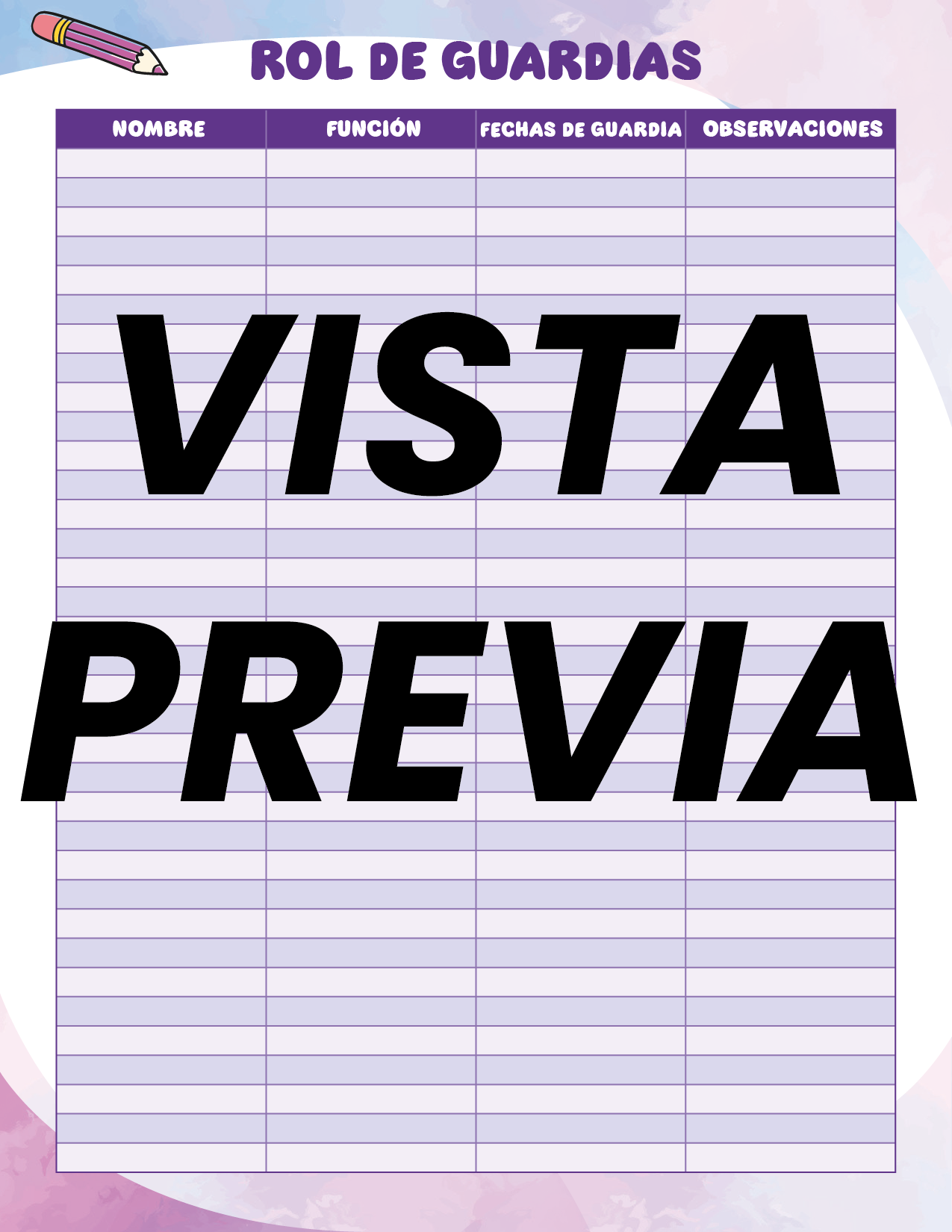 Agenda Colorida MAESTRO Preescolar