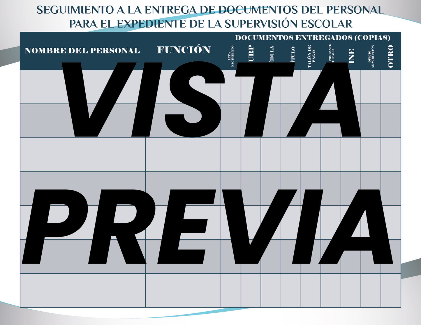 Agenda Formal Azul SUPERVISOR Secundaria