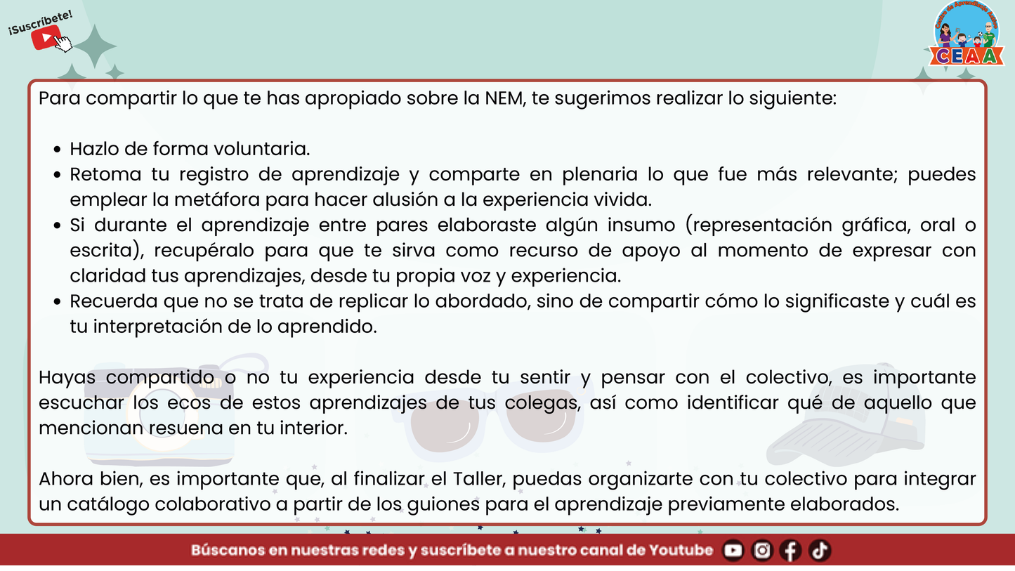 Presentación Taller Intensivo Sesión 2 - Bitácora para la Reflexión en PDF
