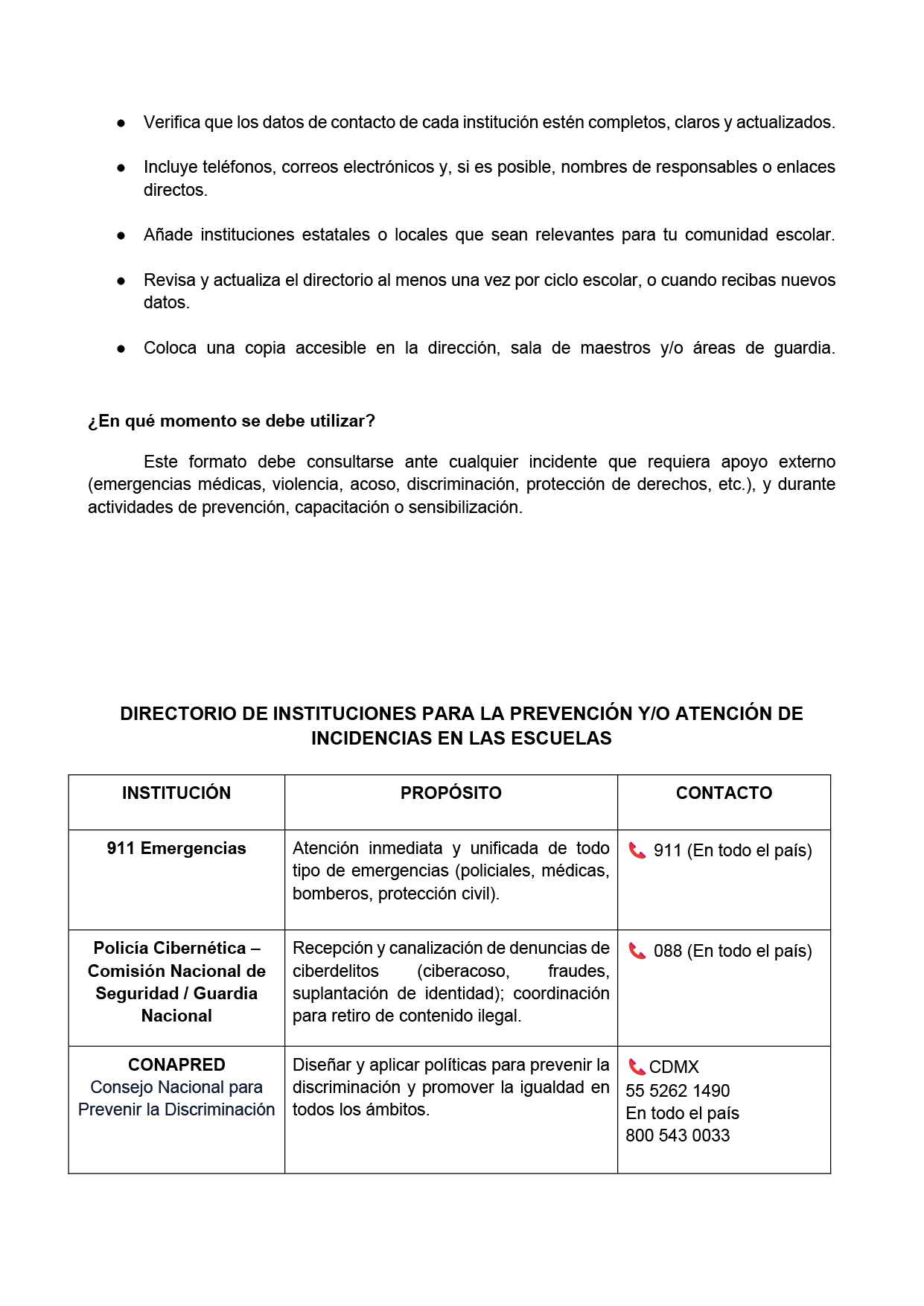 BITÁCORA PARA LA PREVENCIÓN, REGISTRO Y ATENCIÓN DE INCIDENCIAS Y ACOSO ESCOLAR (Editable en Word, se incluye en el paquete del tema 3 y 4)