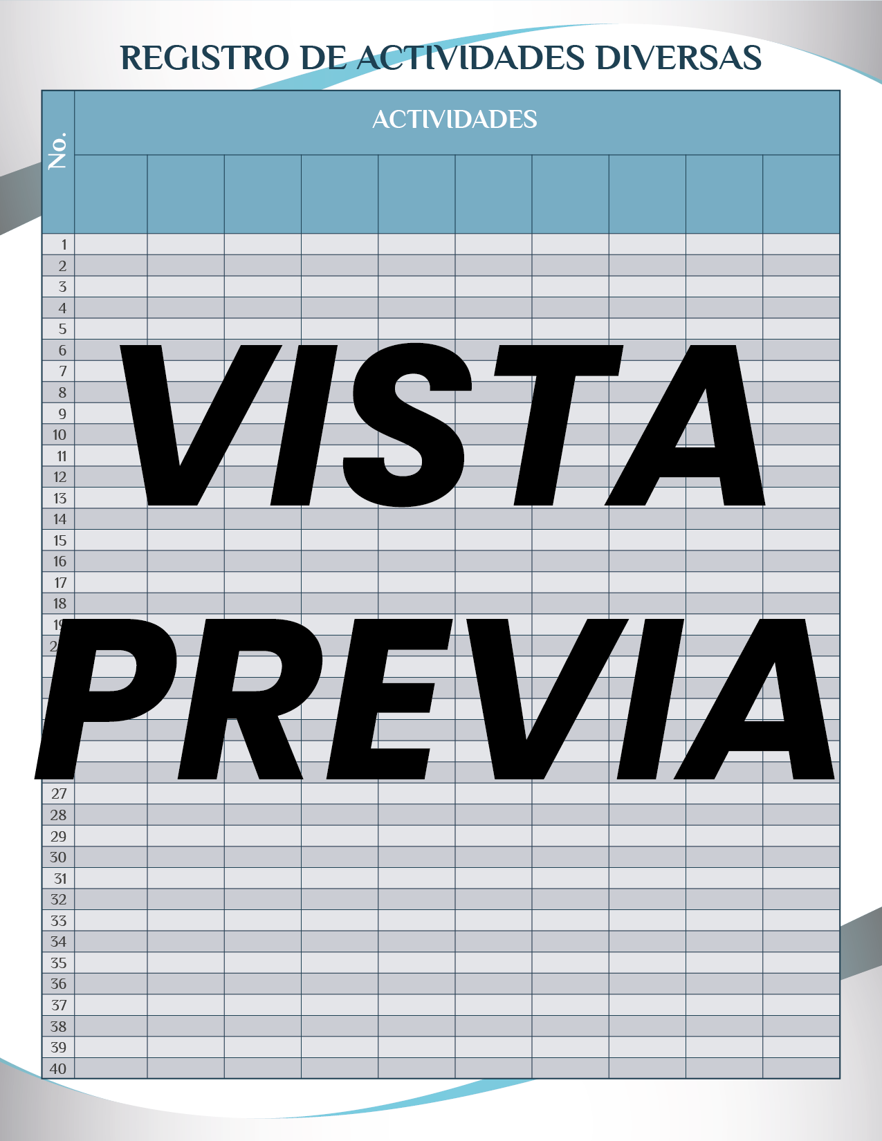 Agenda Formal Azul SUPERVISOR Secundaria