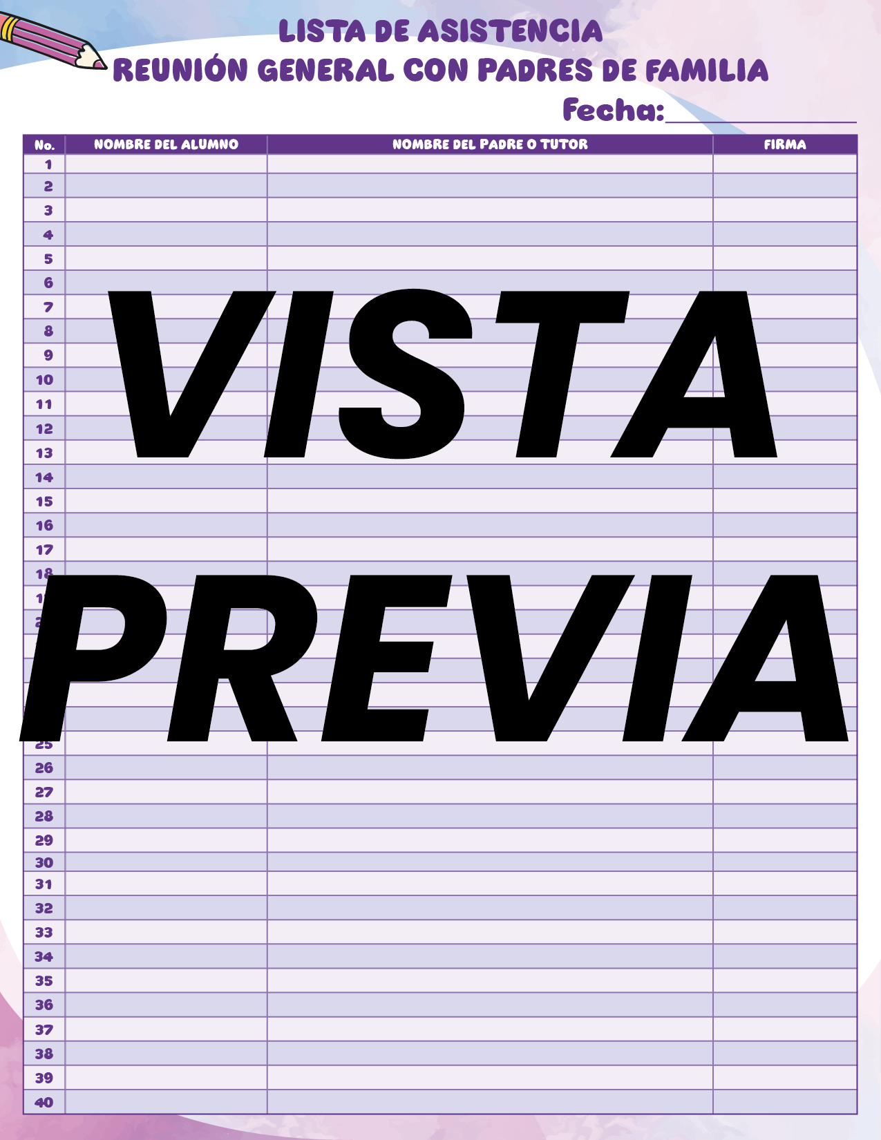 Agenda Colorida MAESTRO Preescolar