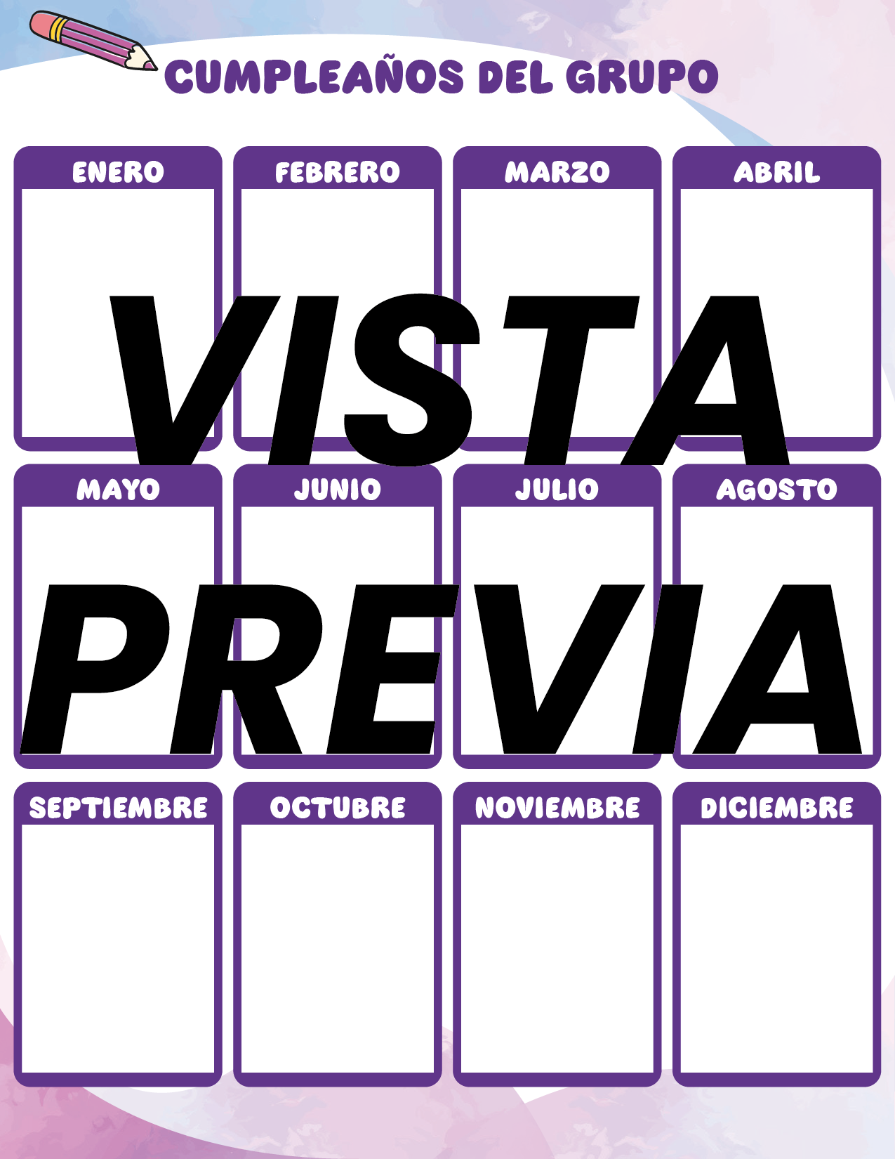 Agenda Colorida MAESTRO Preescolar