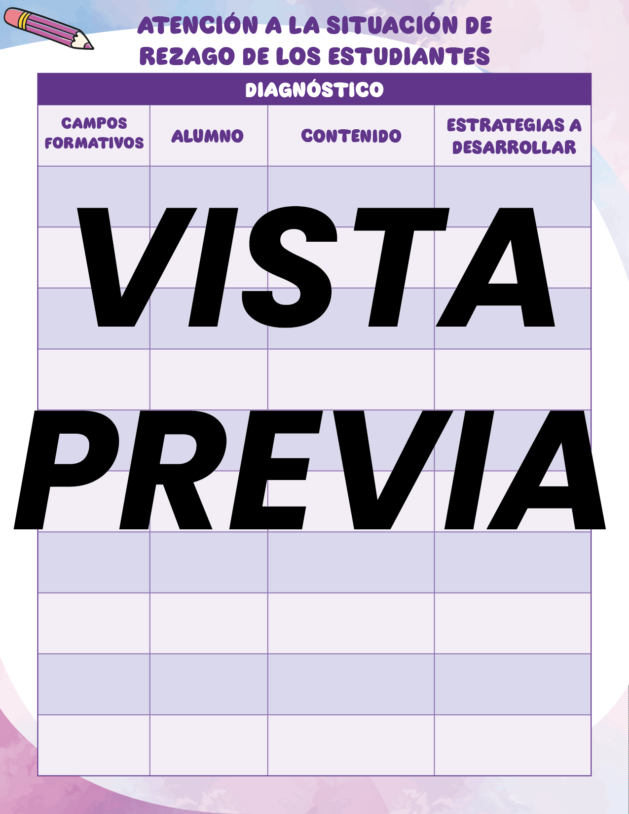 Agenda Colorida MAESTRO Preescolar