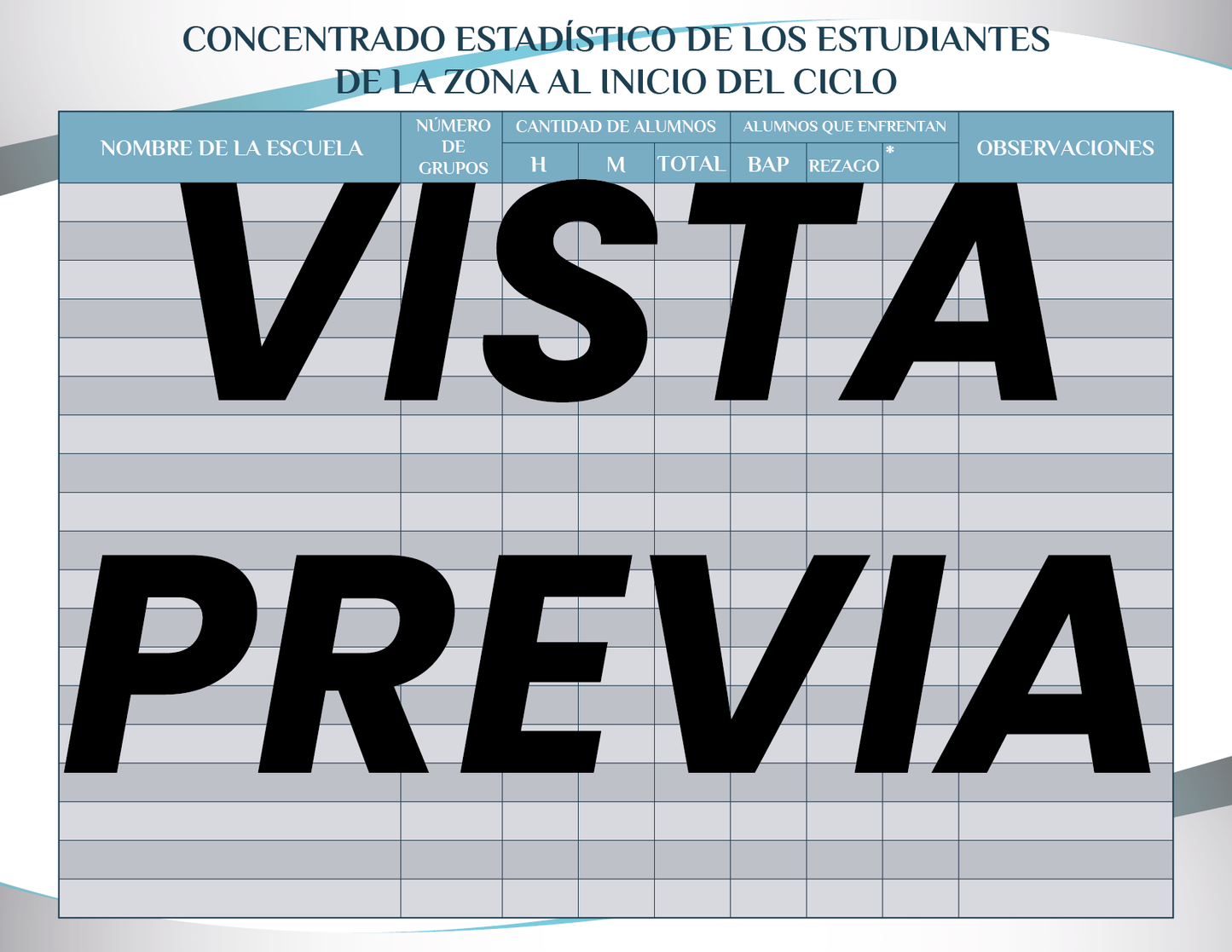 Agenda Formal Azul SUPERVISOR Secundaria