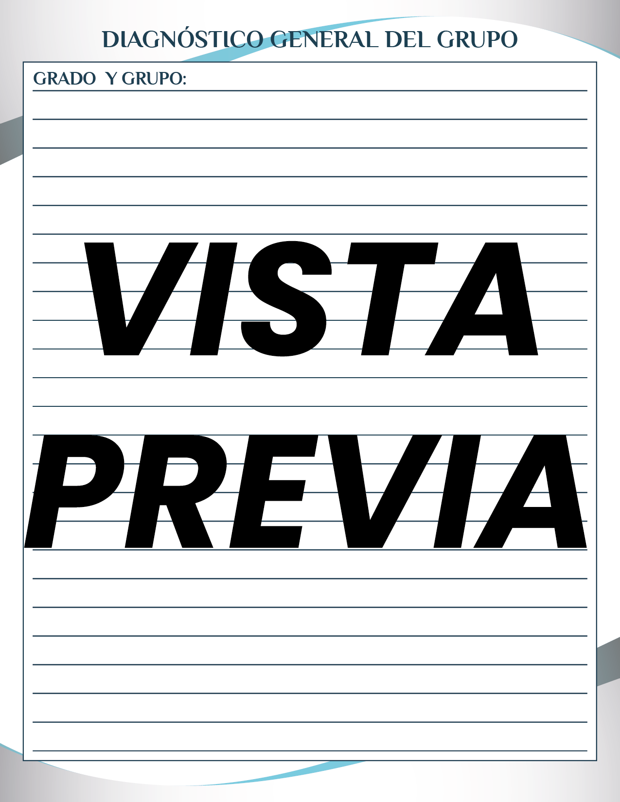 Agenda Formal Azul SUPERVISOR Secundaria