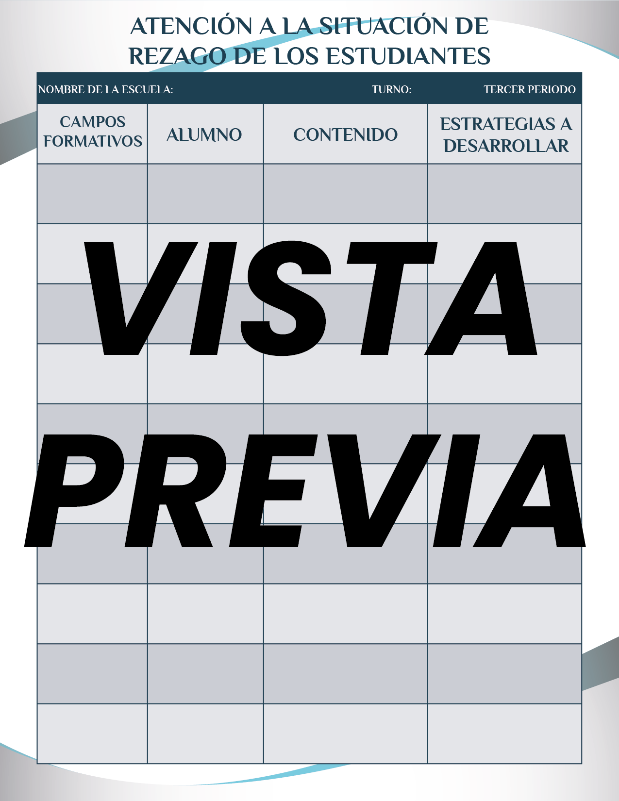 Agenda Formal Azul SUPERVISOR Secundaria