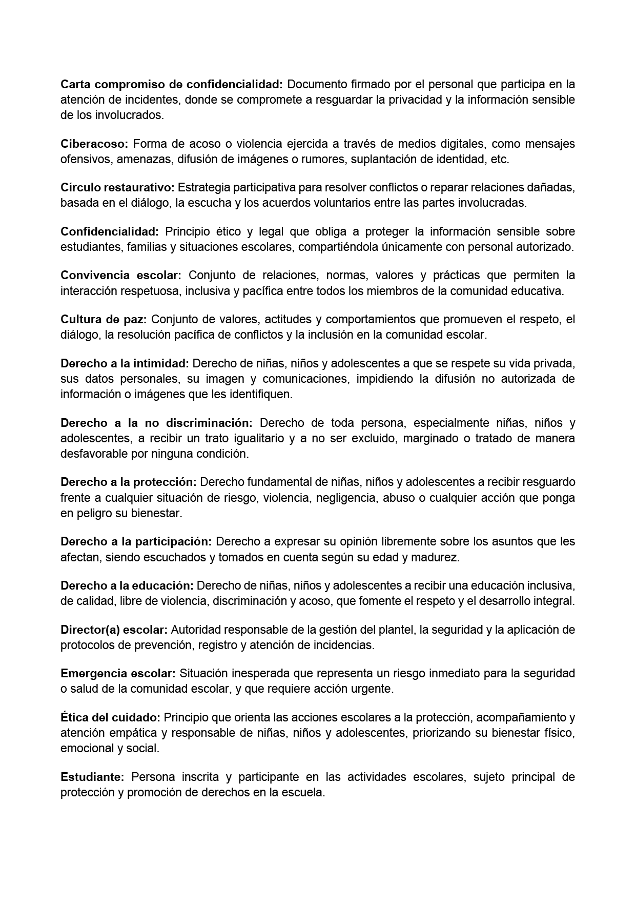 BITÁCORA PARA LA PREVENCIÓN, REGISTRO Y ATENCIÓN DE INCIDENCIAS Y ACOSO ESCOLAR (Editable en Word, se incluye en el paquete del tema 3 y 4)