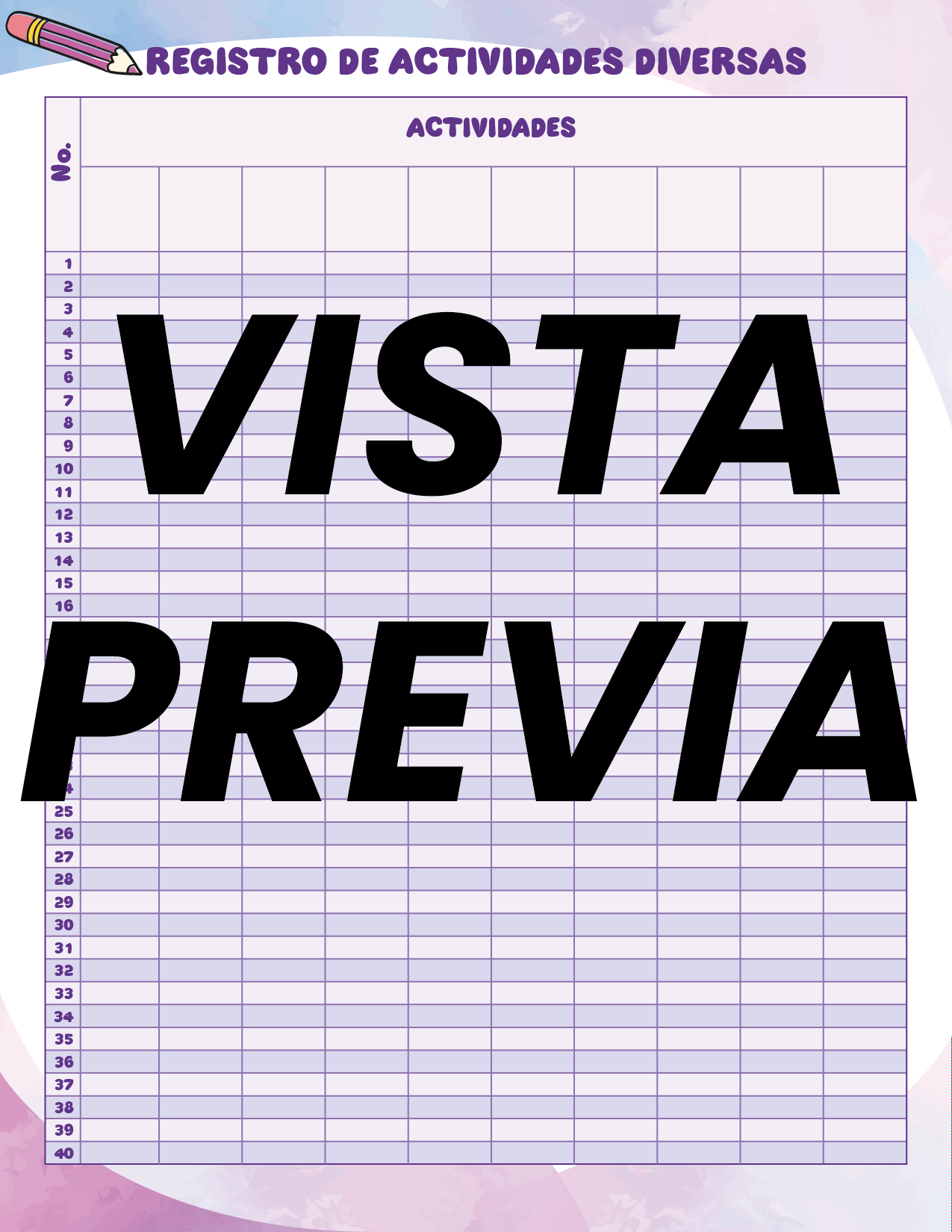 Agenda Colorida MAESTRO Preescolar