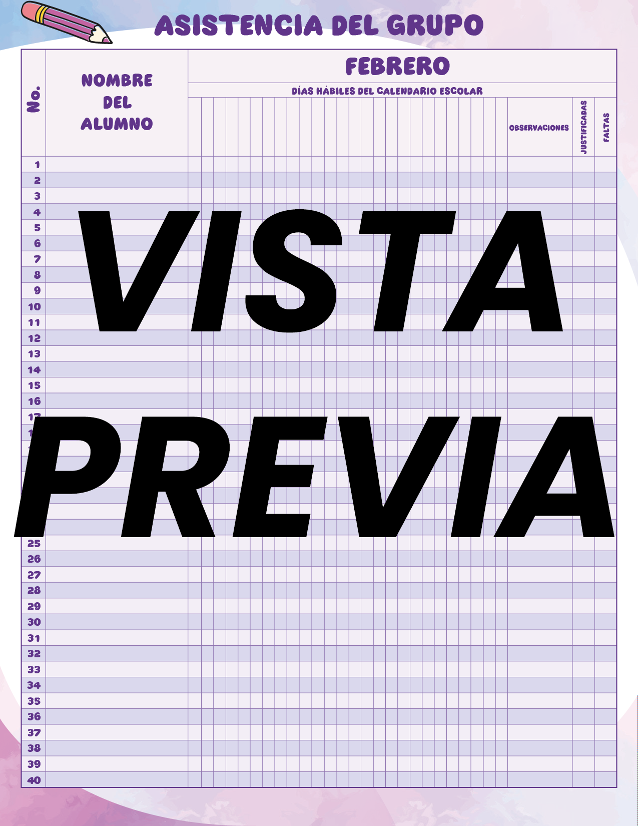 Agenda Colorida MAESTRO Preescolar