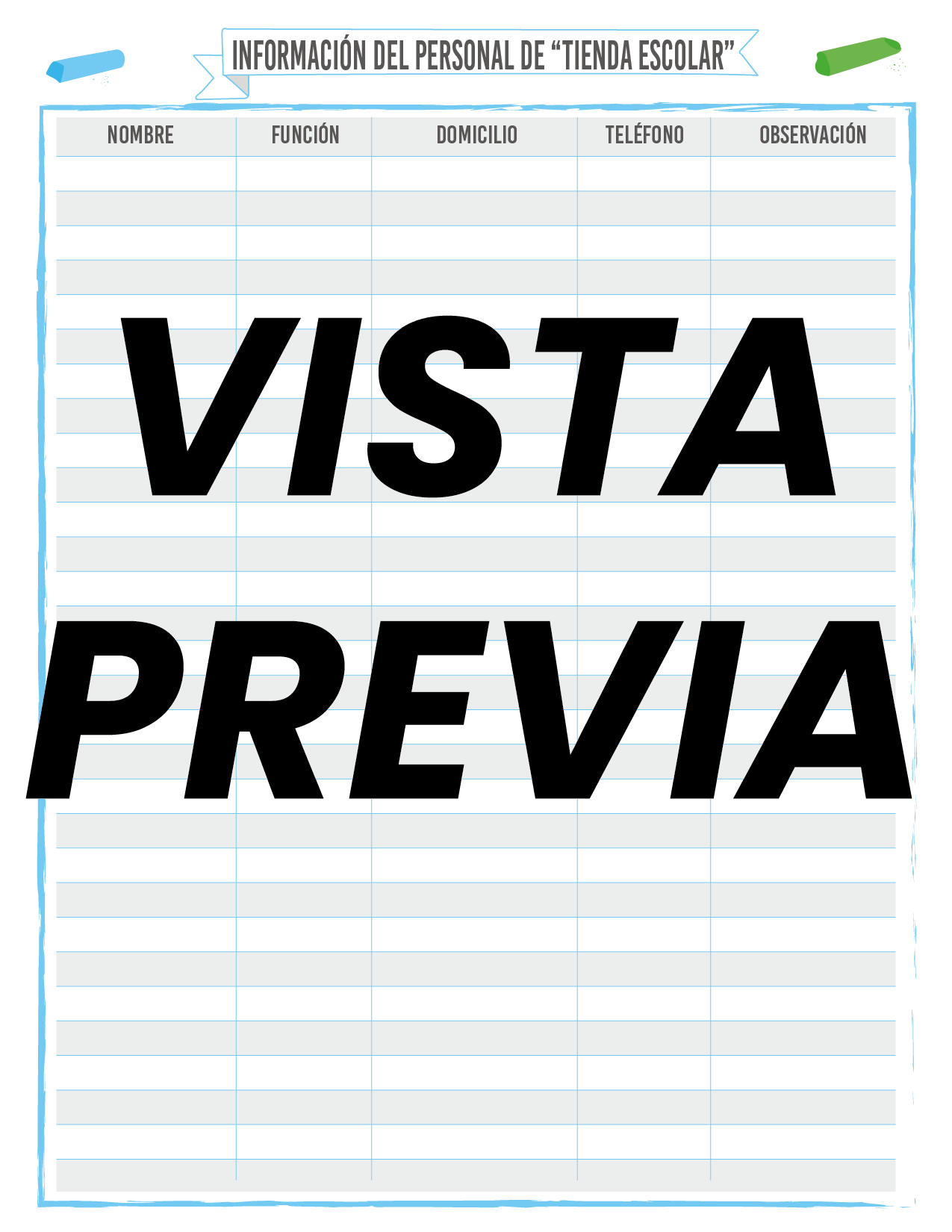 Agenda Gises DIRECTOR Preescolar