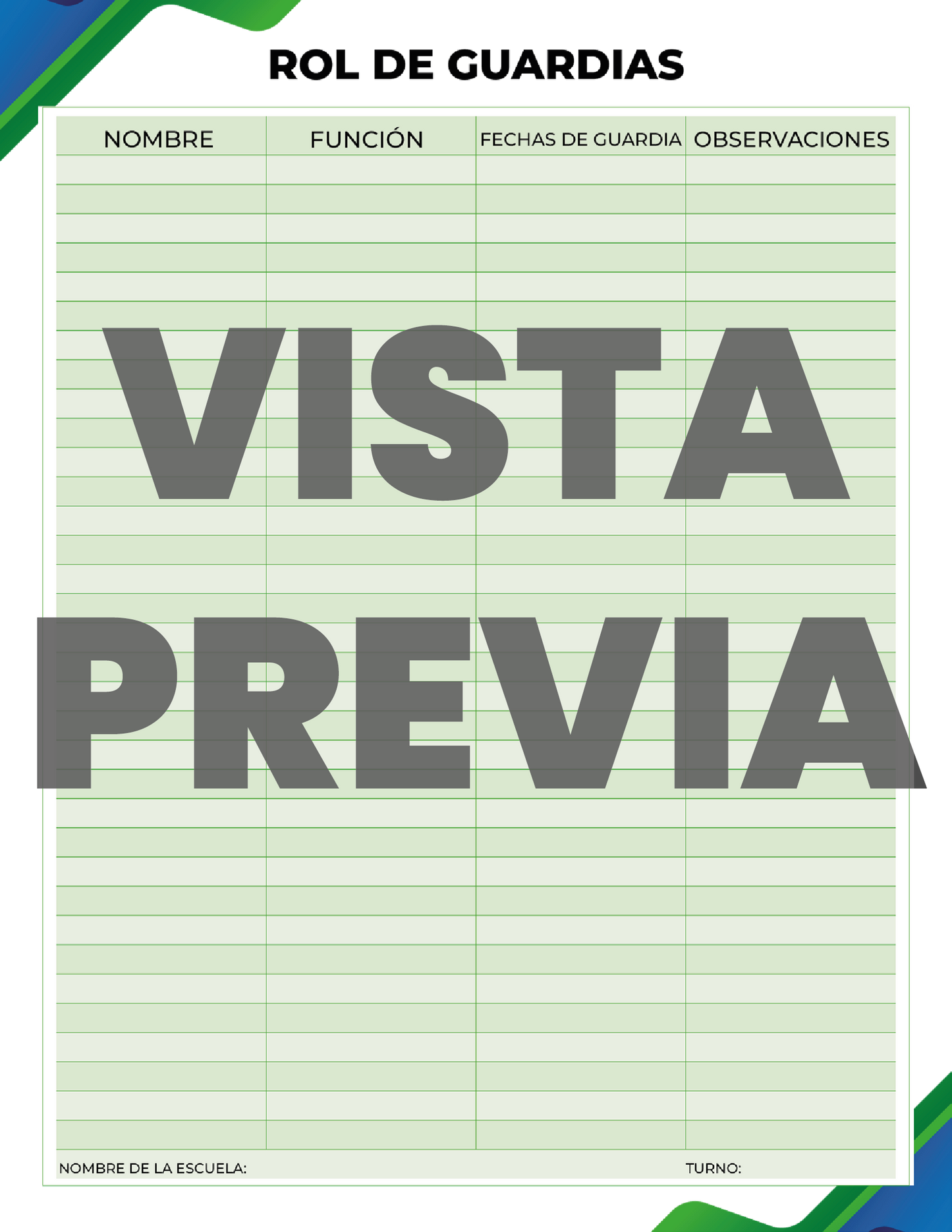 Agenda Formal SUPERVISOR Preescolar Ciclo Escolar 2024 - 2025 en PDF