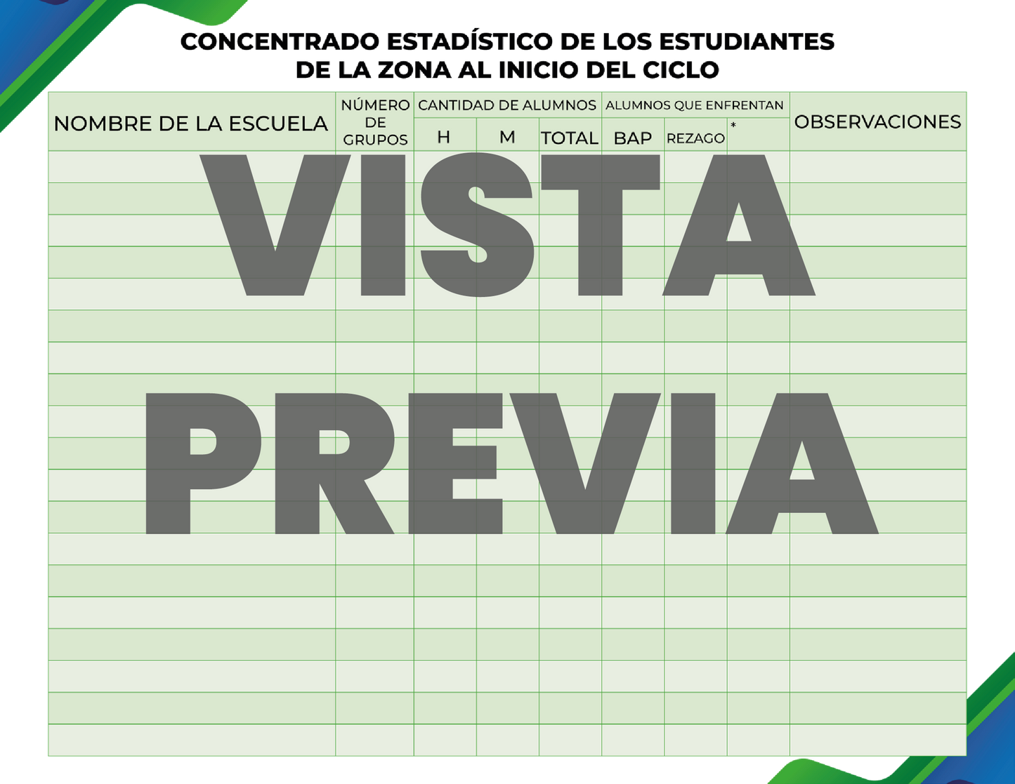 Agenda Formal SUPERVISOR Preescolar Ciclo Escolar 2024 - 2025 en PDF