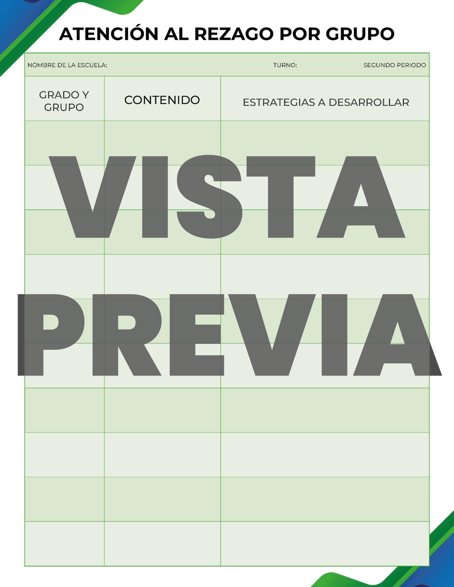 Agenda Formal SUPERVISOR Preescolar Ciclo Escolar 2024 - 2025 en PDF