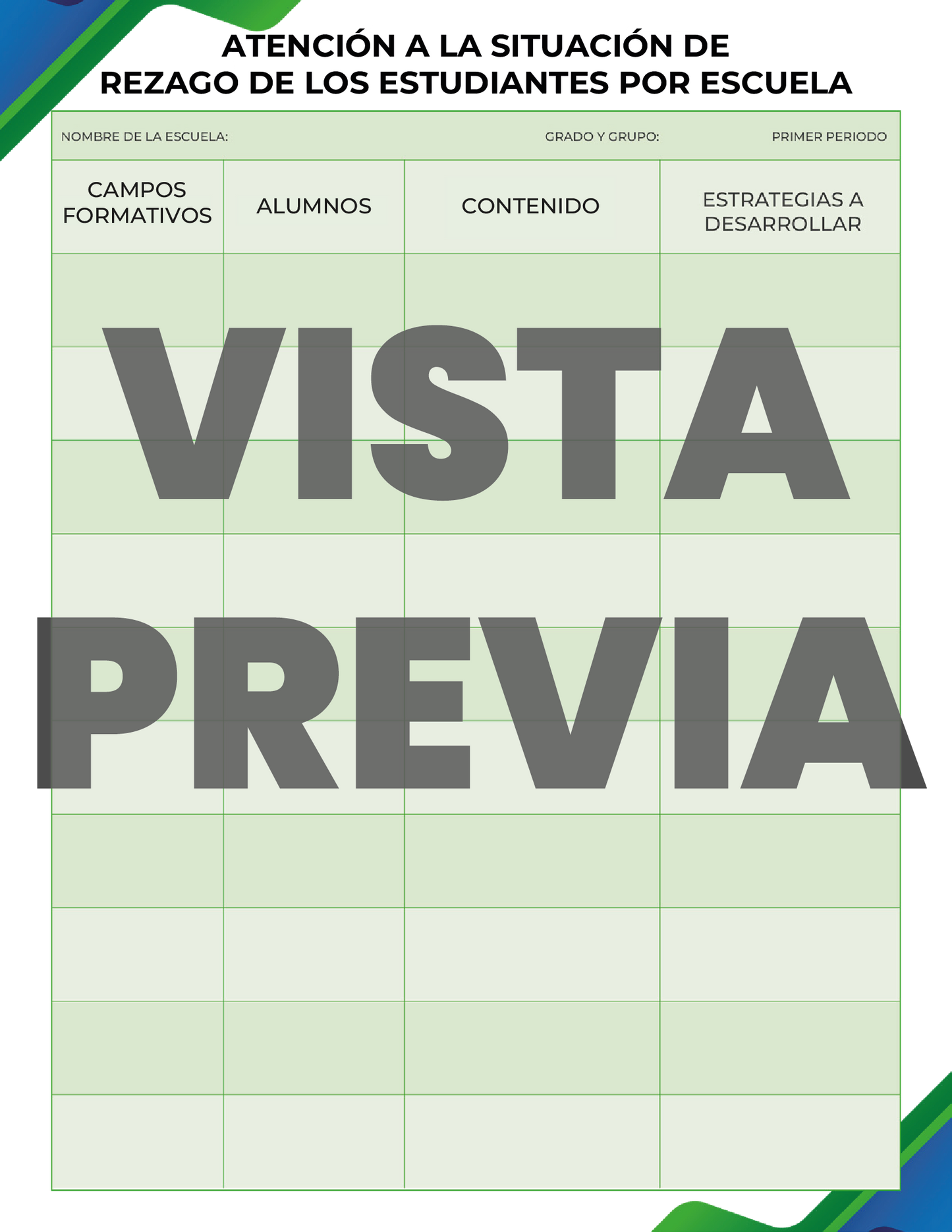 Agenda Formal SUPERVISOR Preescolar Ciclo Escolar 2024 - 2025 en PDF