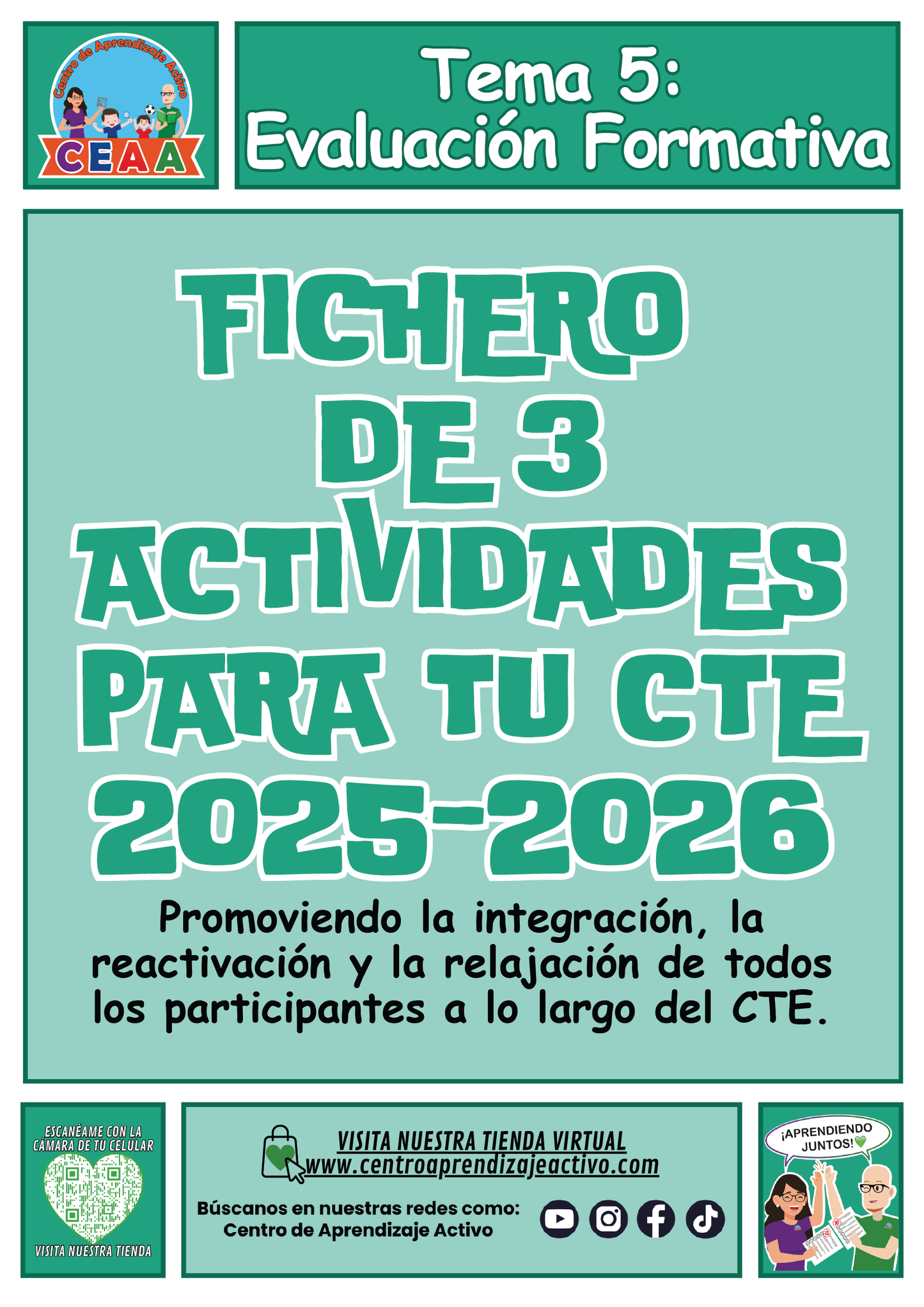 Fichero 3 Actividades para tu CTE Tema 5: Evaluación Formativa