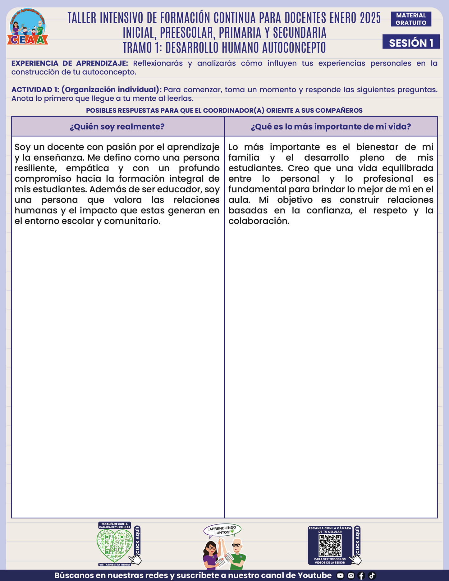 Formatos de Productos en PDF Intensivo Sesión 1 Enero 2025