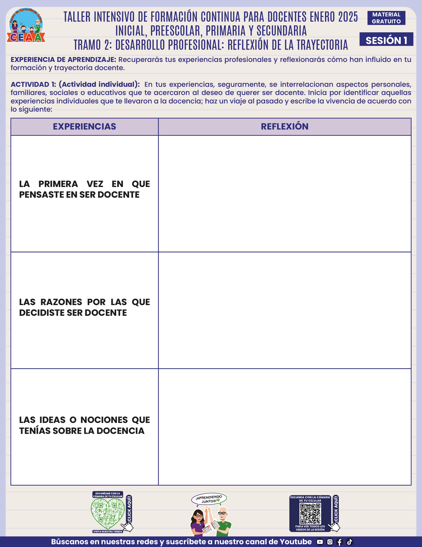 Formatos de Productos en PDF Intensivo Sesión 1 Enero 2025