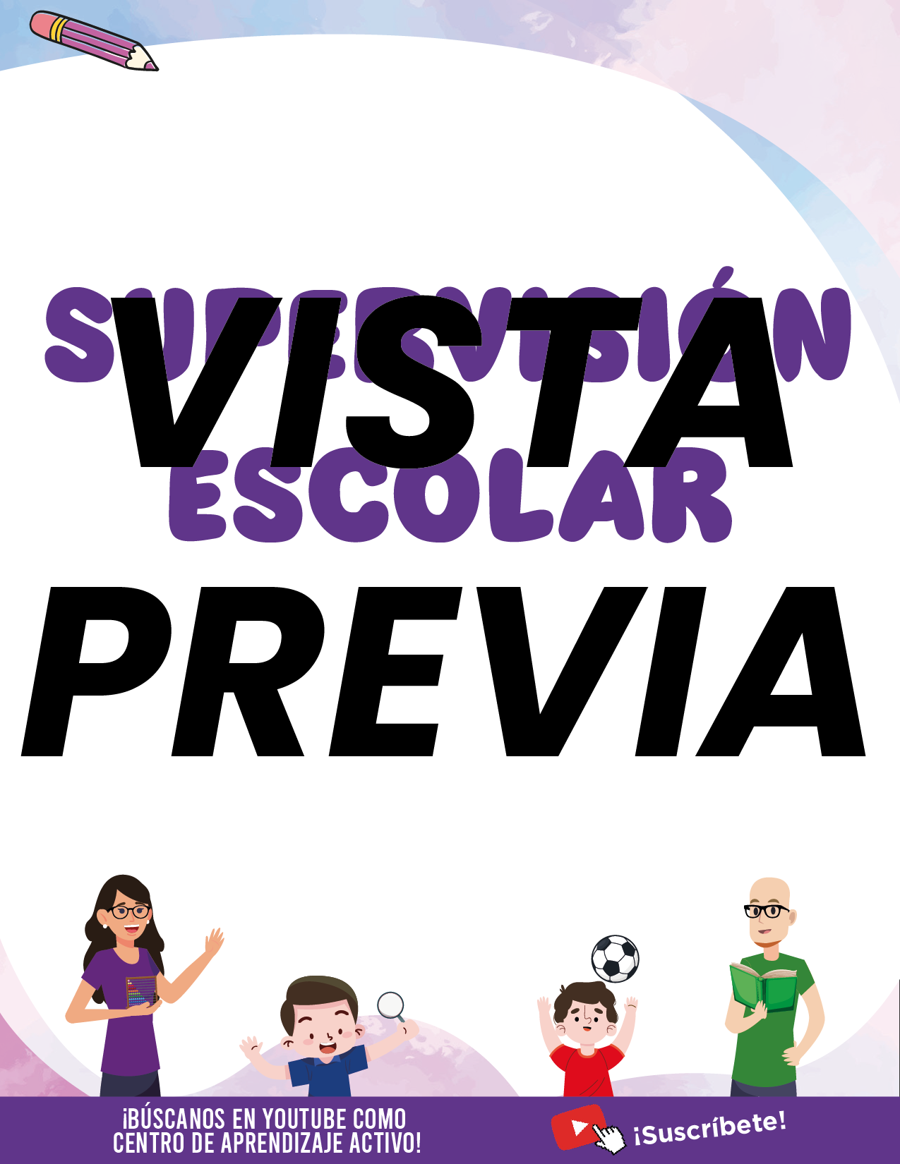 Agenda Colorida SUPERVISOR Primaria