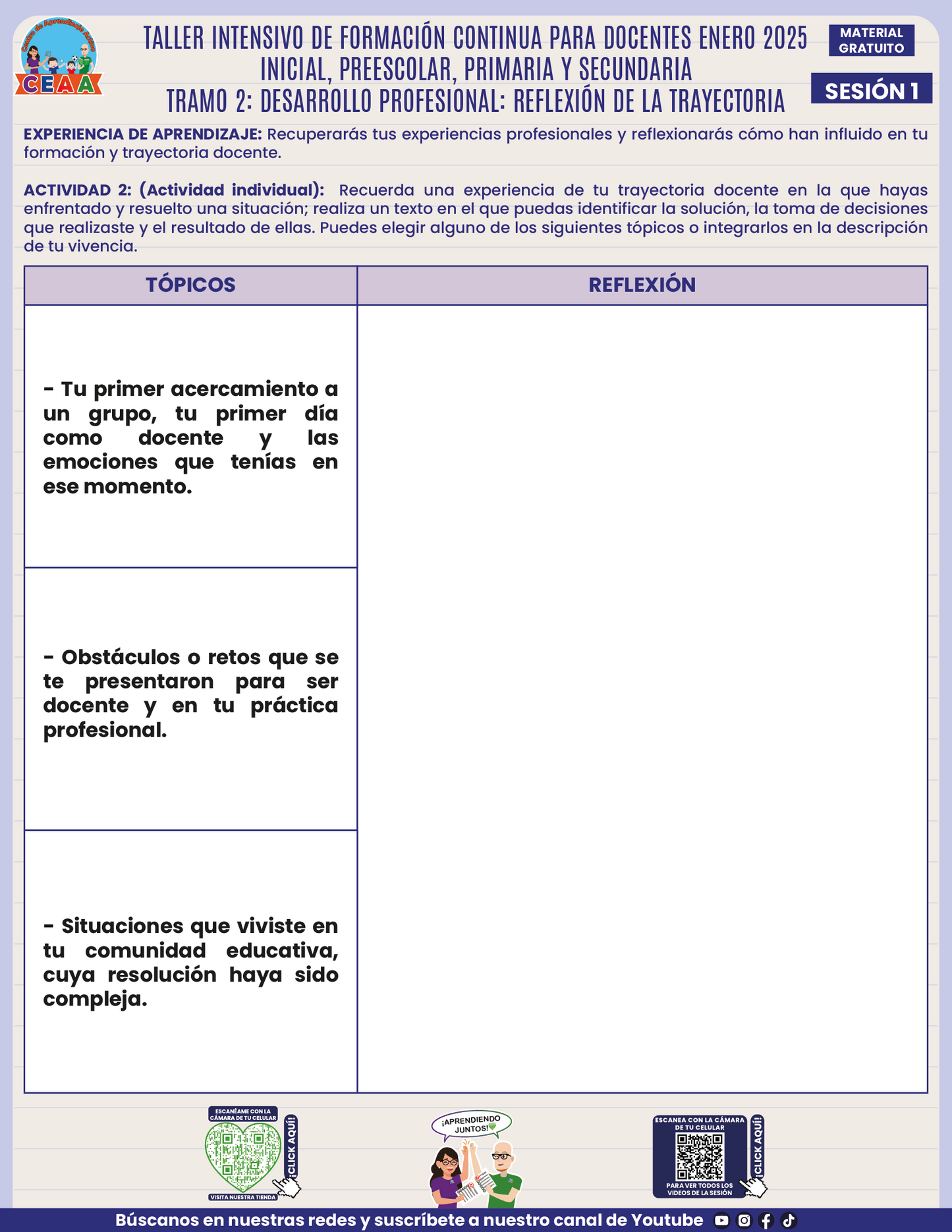 Formatos de Productos en PDF Intensivo Sesión 1 Enero 2025