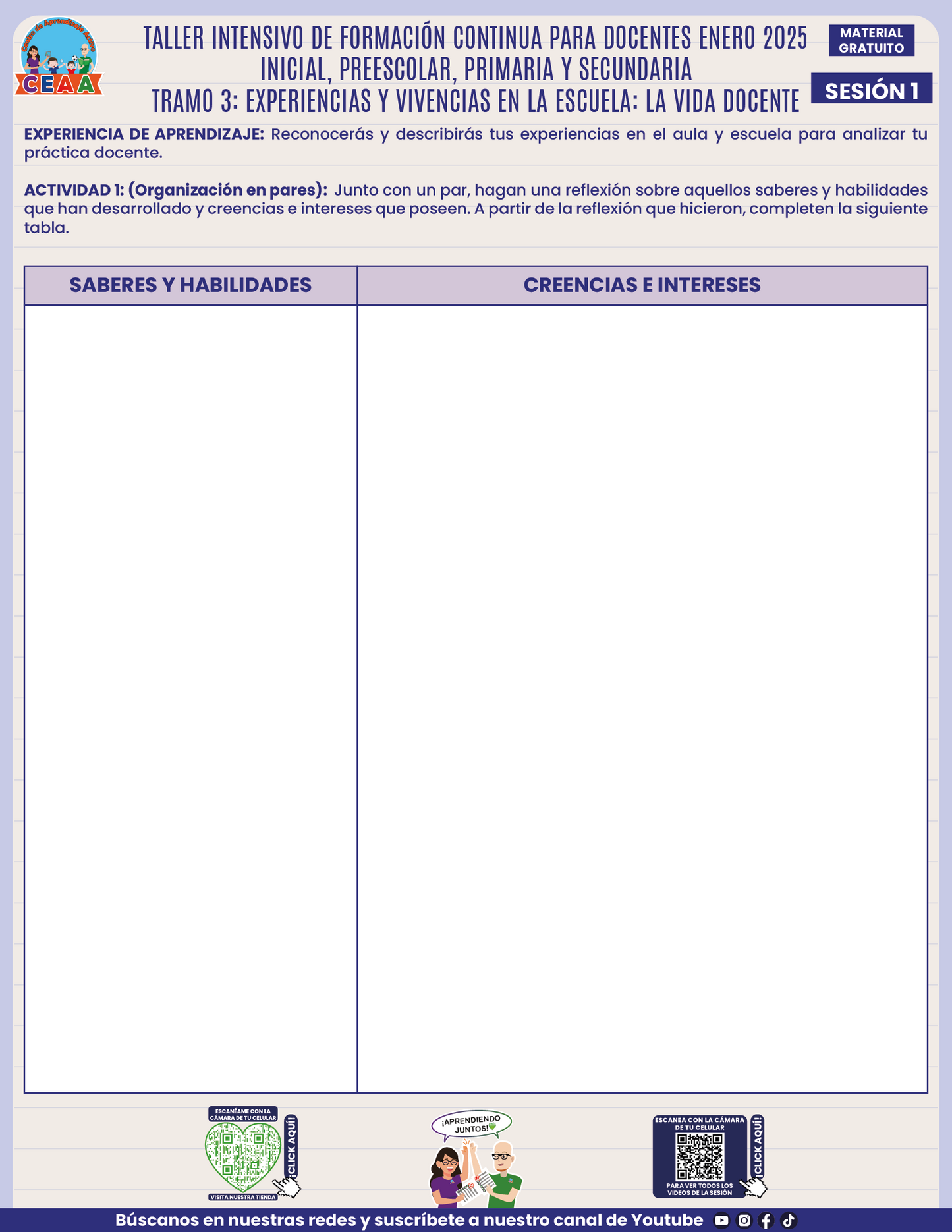 Formatos de Productos en PDF Intensivo Sesión 1 Enero 2025