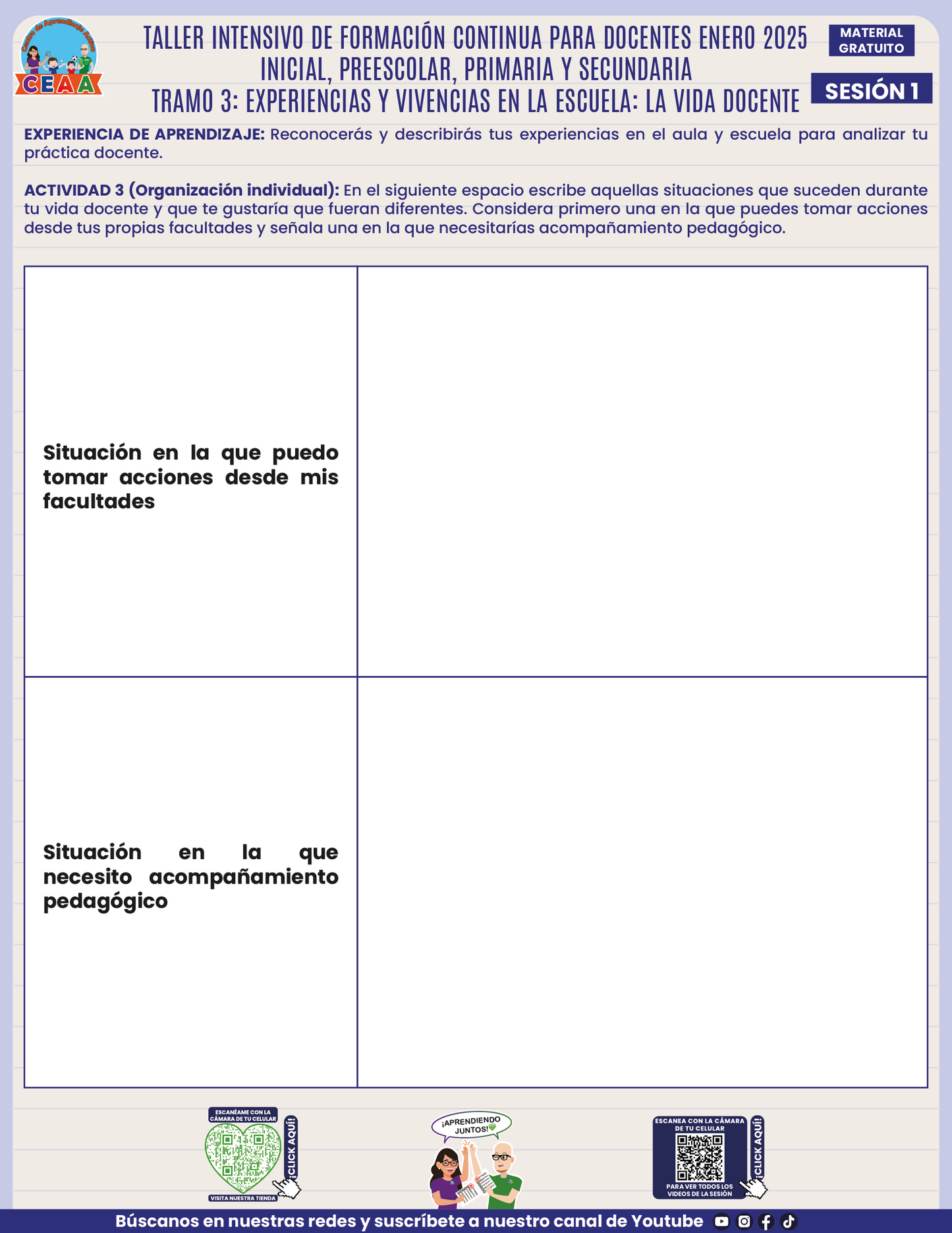 Formatos de Productos en PDF Intensivo Sesión 1 Enero 2025
