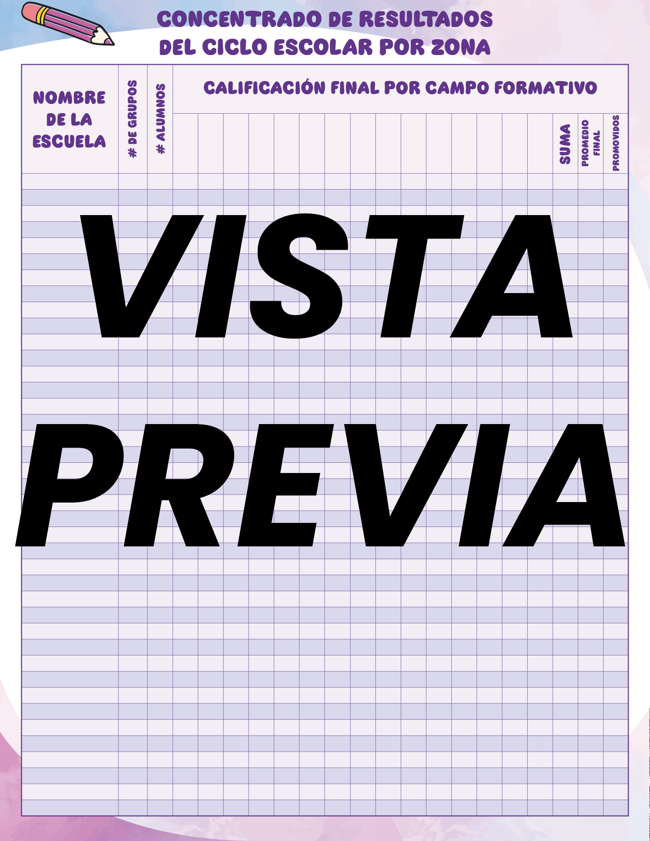 Agenda Colorida SUPERVISOR Primaria