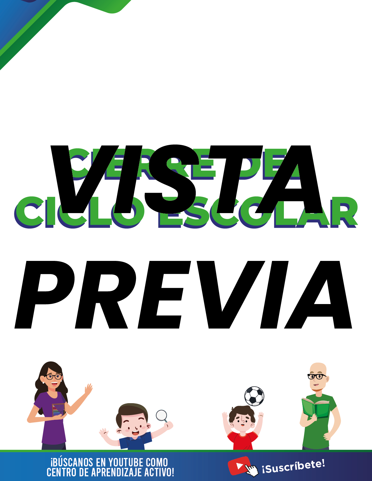 Agenda Formal Verde-azul SUPERVISOR Secundaria